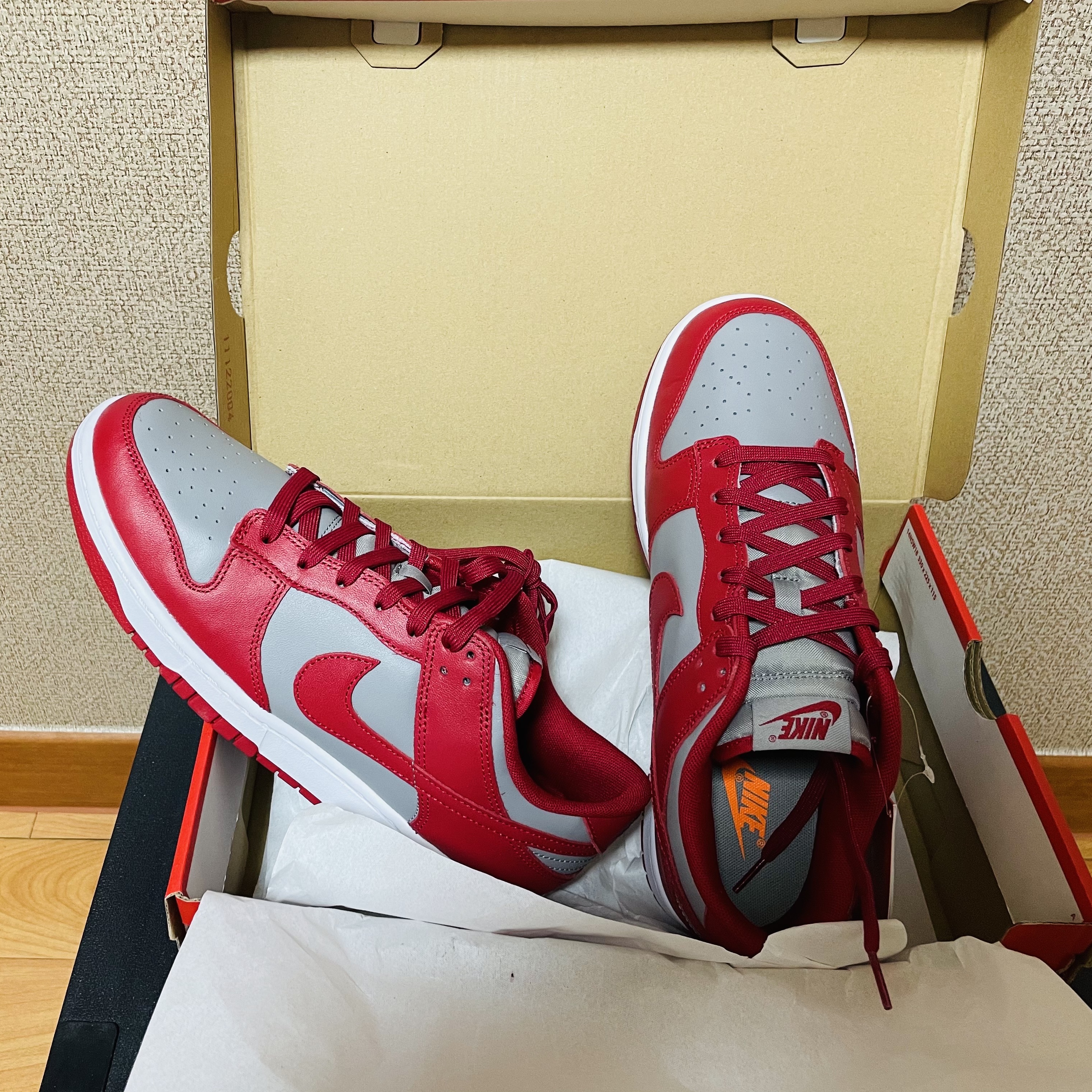 Nike Dunk Low Retro Medium Grey 착용 스타일 - 2