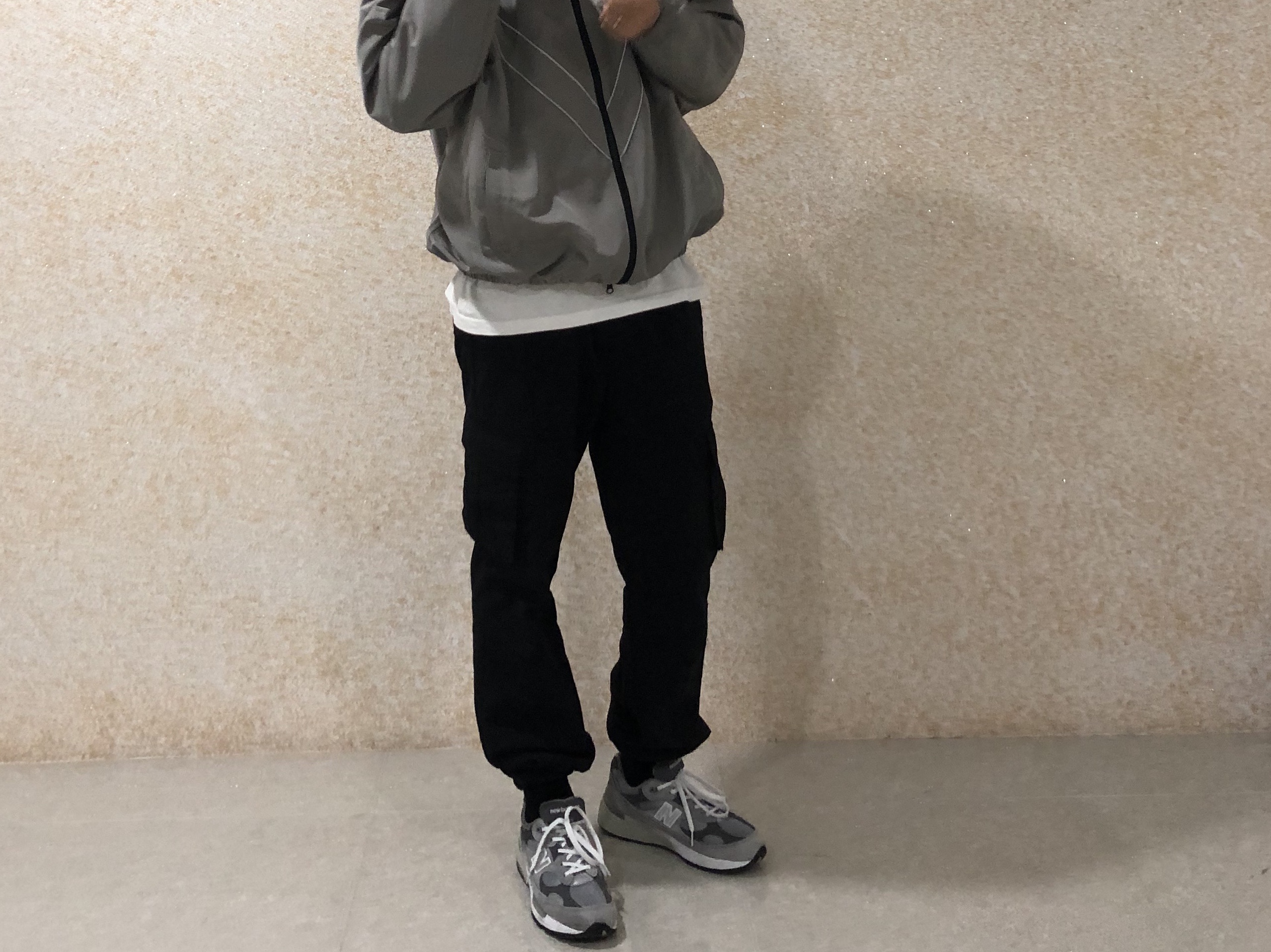 New Balance 992 Made in USA Grey - D Standard 착용 스타일
