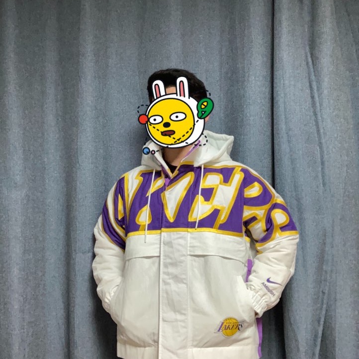 (W) Nike x Ambush NBA Collection Lakers Jacket - Asia 착용 스타일 - 3