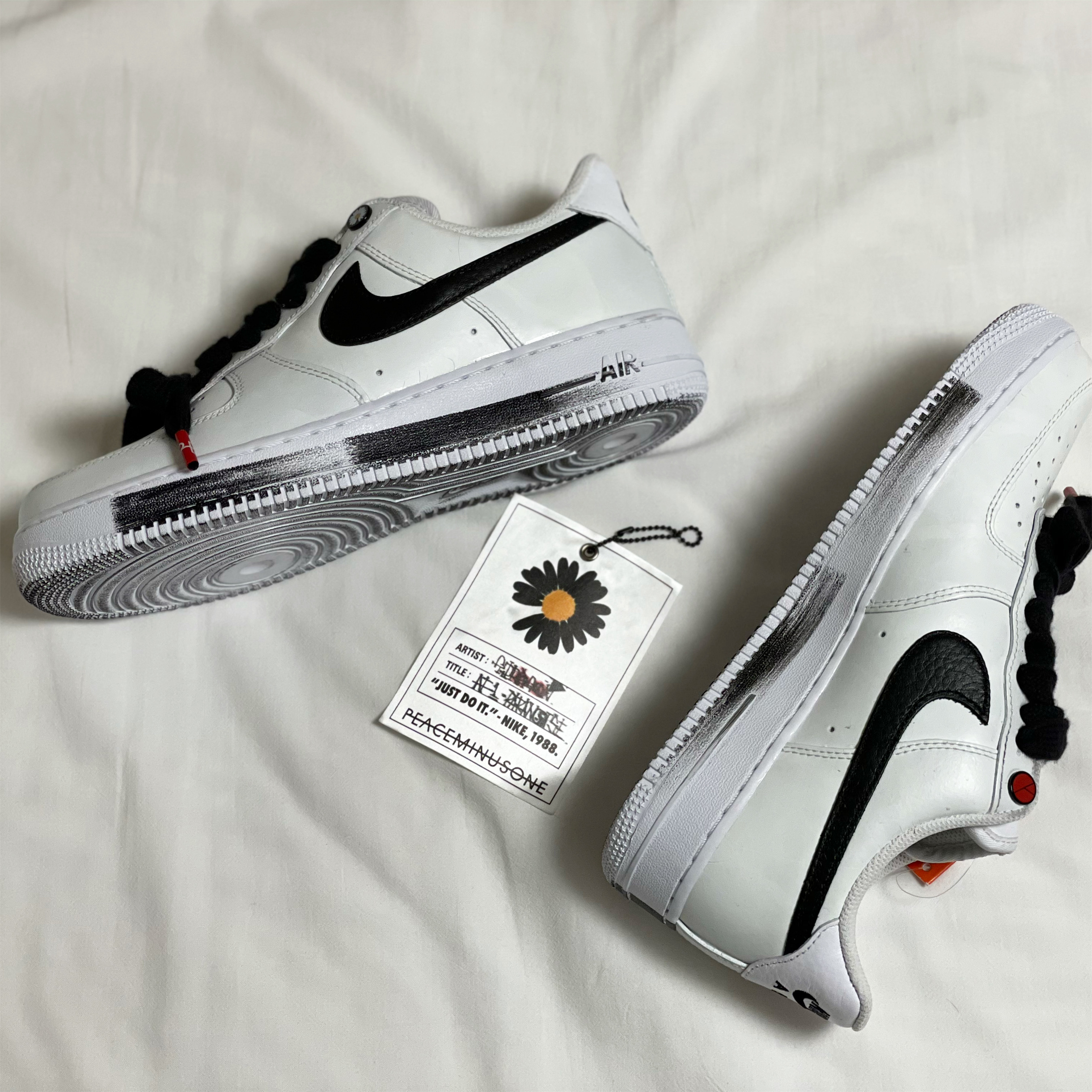 Nike x Peaceminusone Air Force 1 Low Para-Noise 2.0 착용 스타일