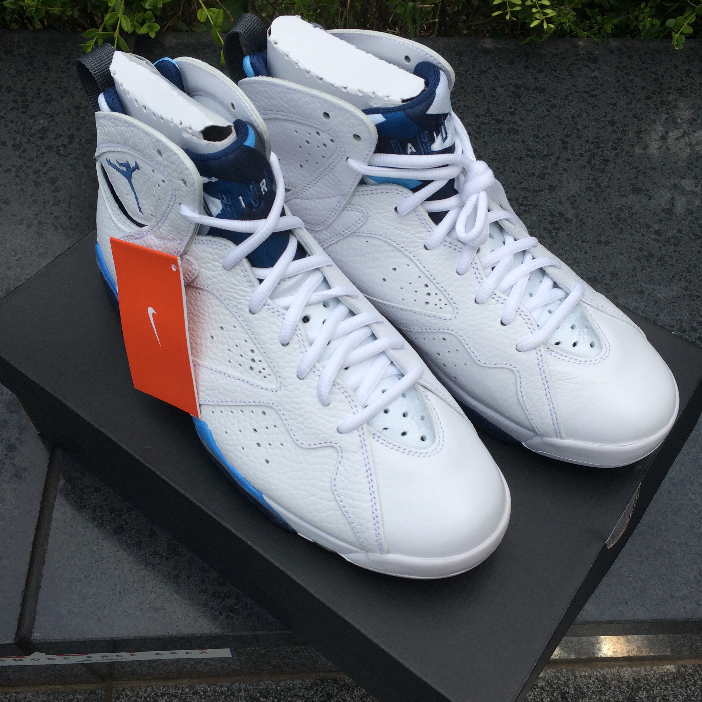 Jordan 7 Retro French Blue 2015 착용 스타일 - 1