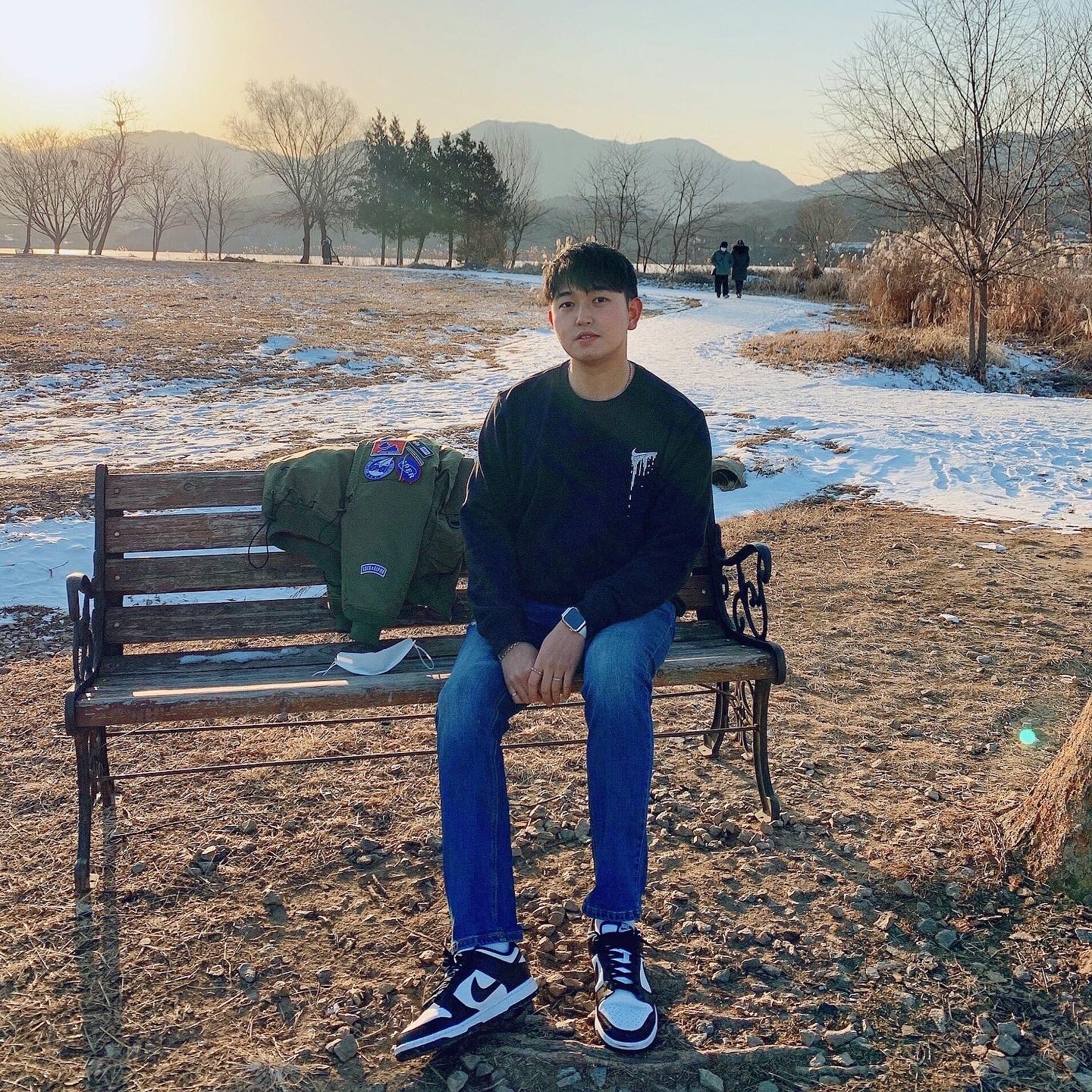 Nike Dunk Low Retro Black 착용 스타일