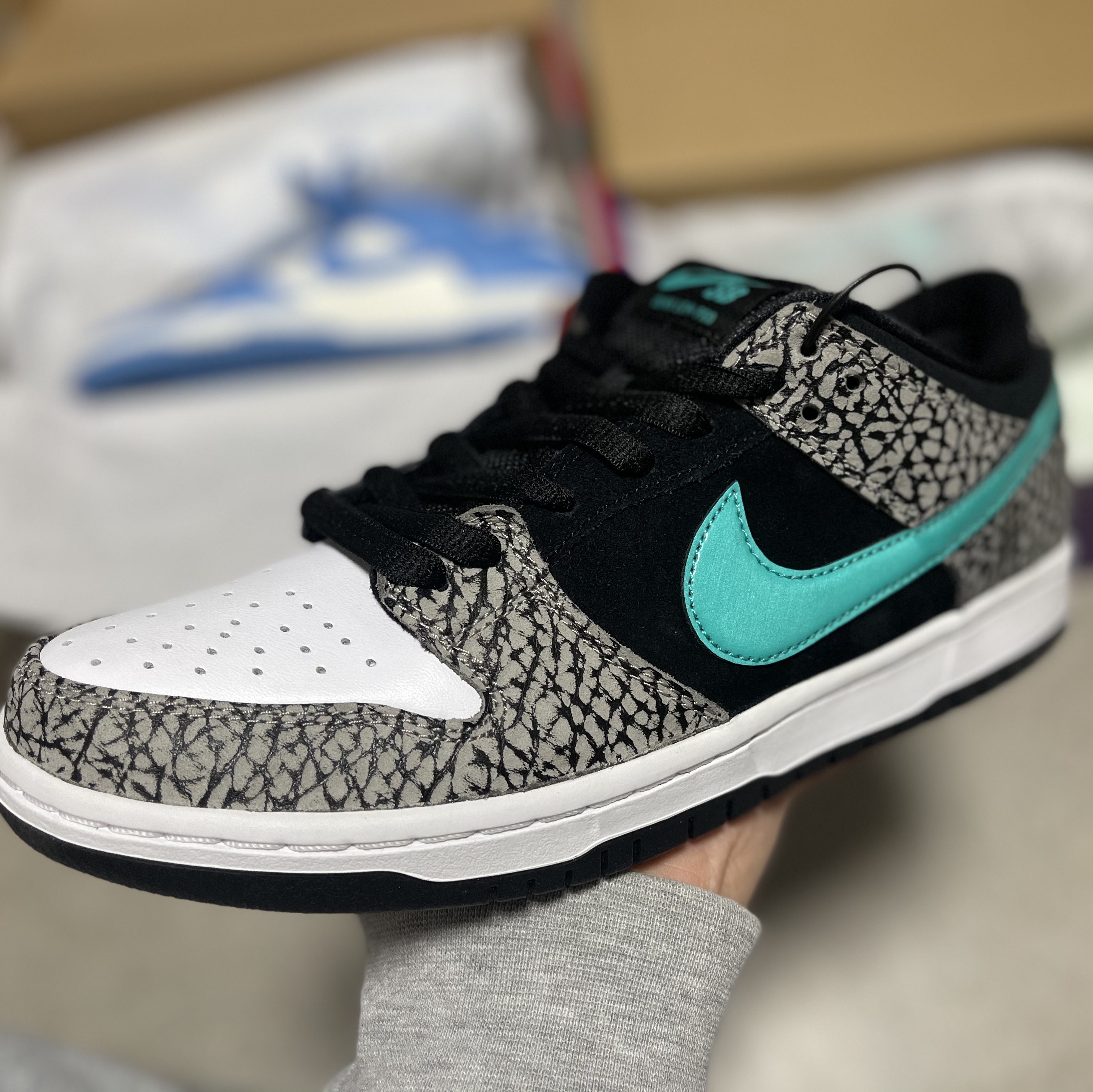 Nike SB Dunk Low Pro Clear Jade, (W) Nike Dunk Low Coast 착용 스타일