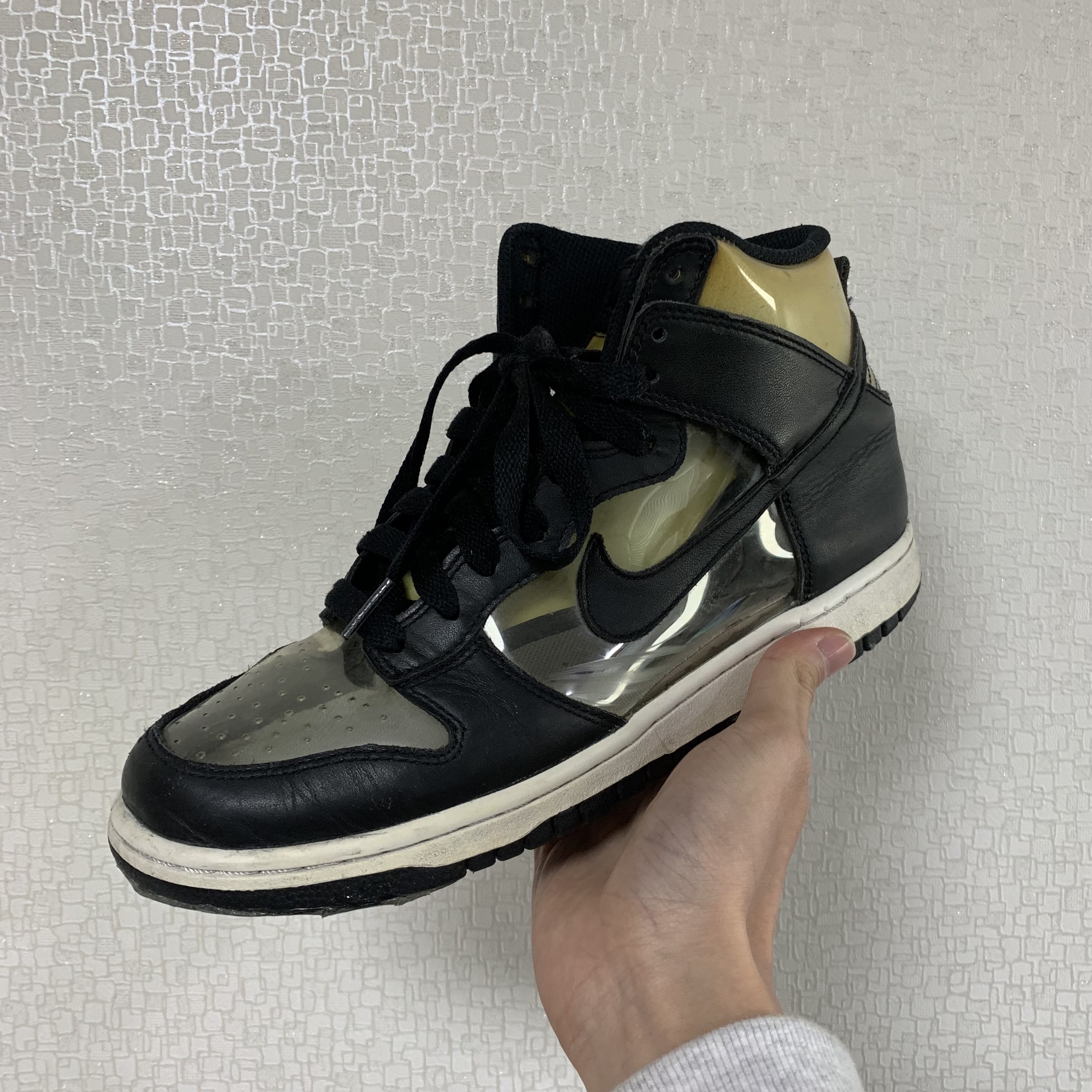 Nike x Comme des Garcons Homme Plus Dunk High Clear 착용 스타일 - 2
