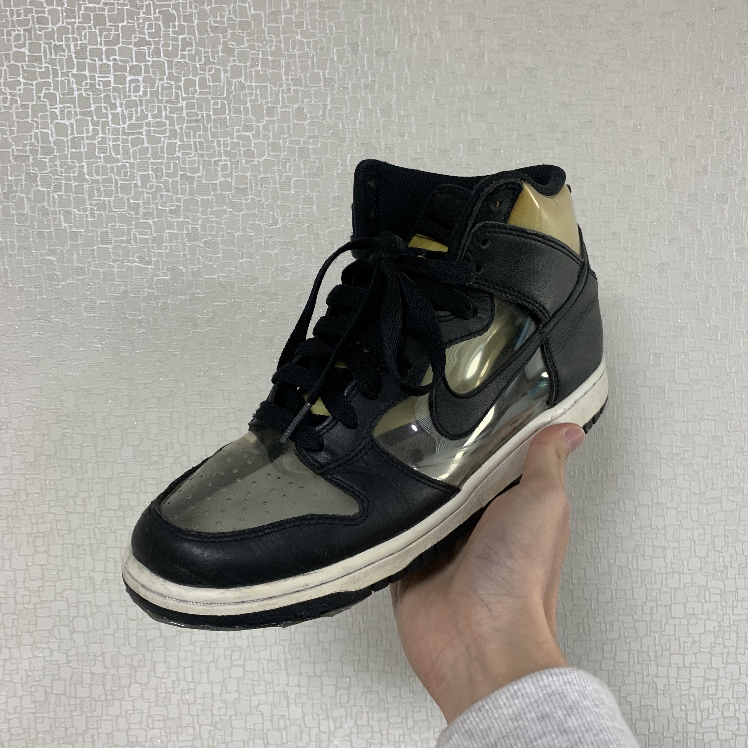 Nike x Comme des Garcons Homme Plus Dunk High Clear 착용 스타일 - 1