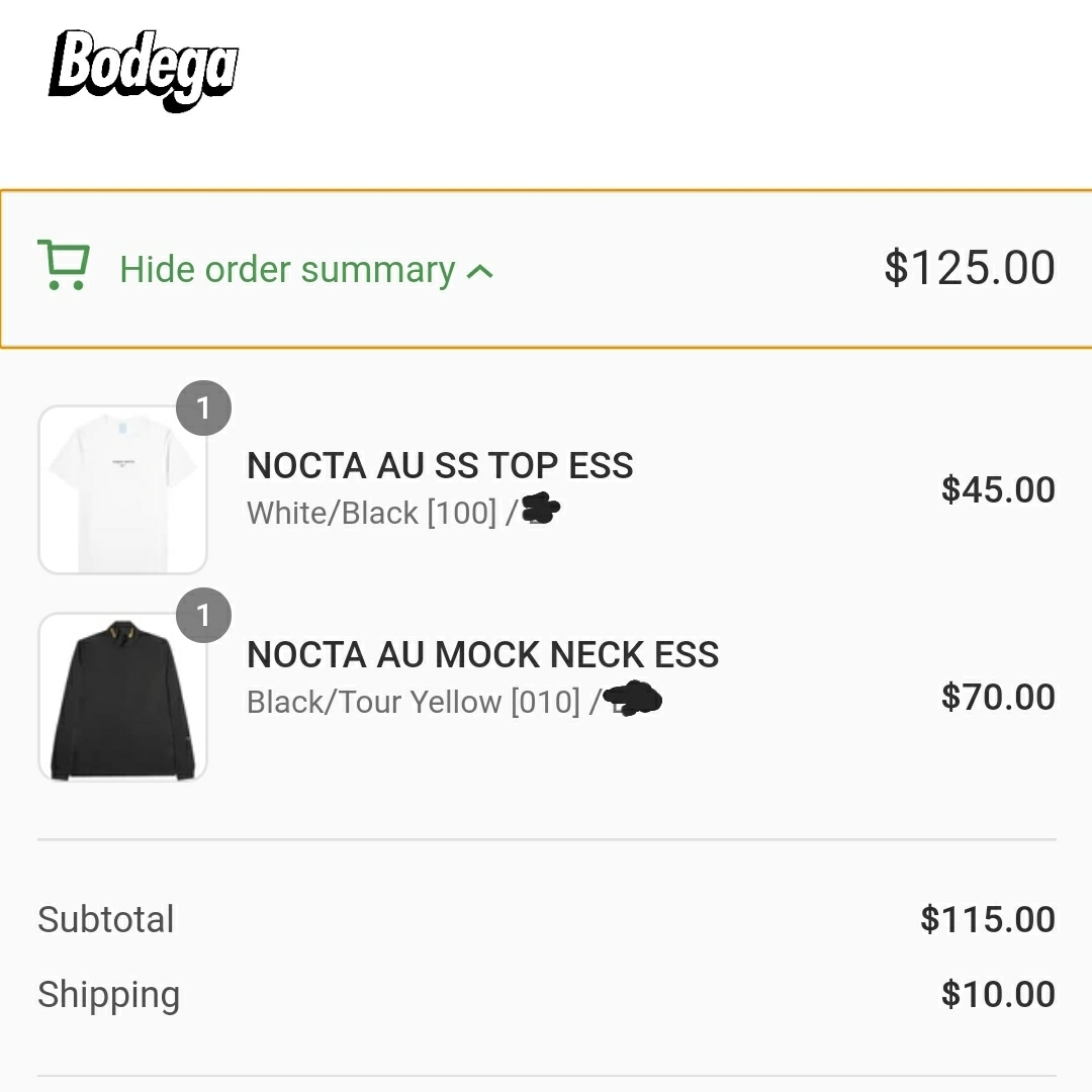 Nike x Drake Nocta Essential Mock Neck Black - US/EU, Nike x Drake Nocta Essential T-Shirt White - US/EU 착용 스타일