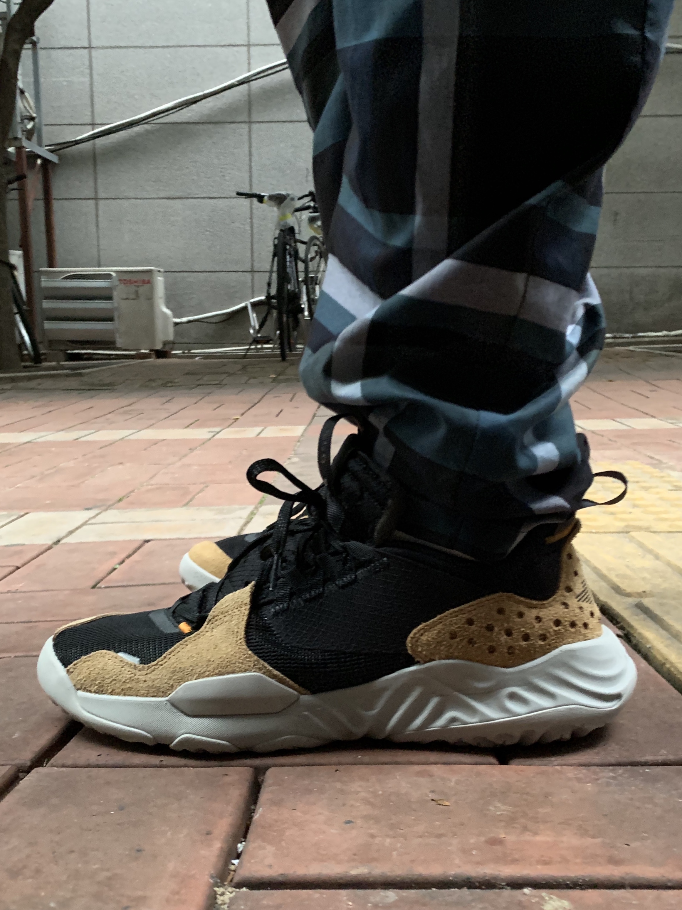Jordan Delta SP Black Flax 착용 스타일