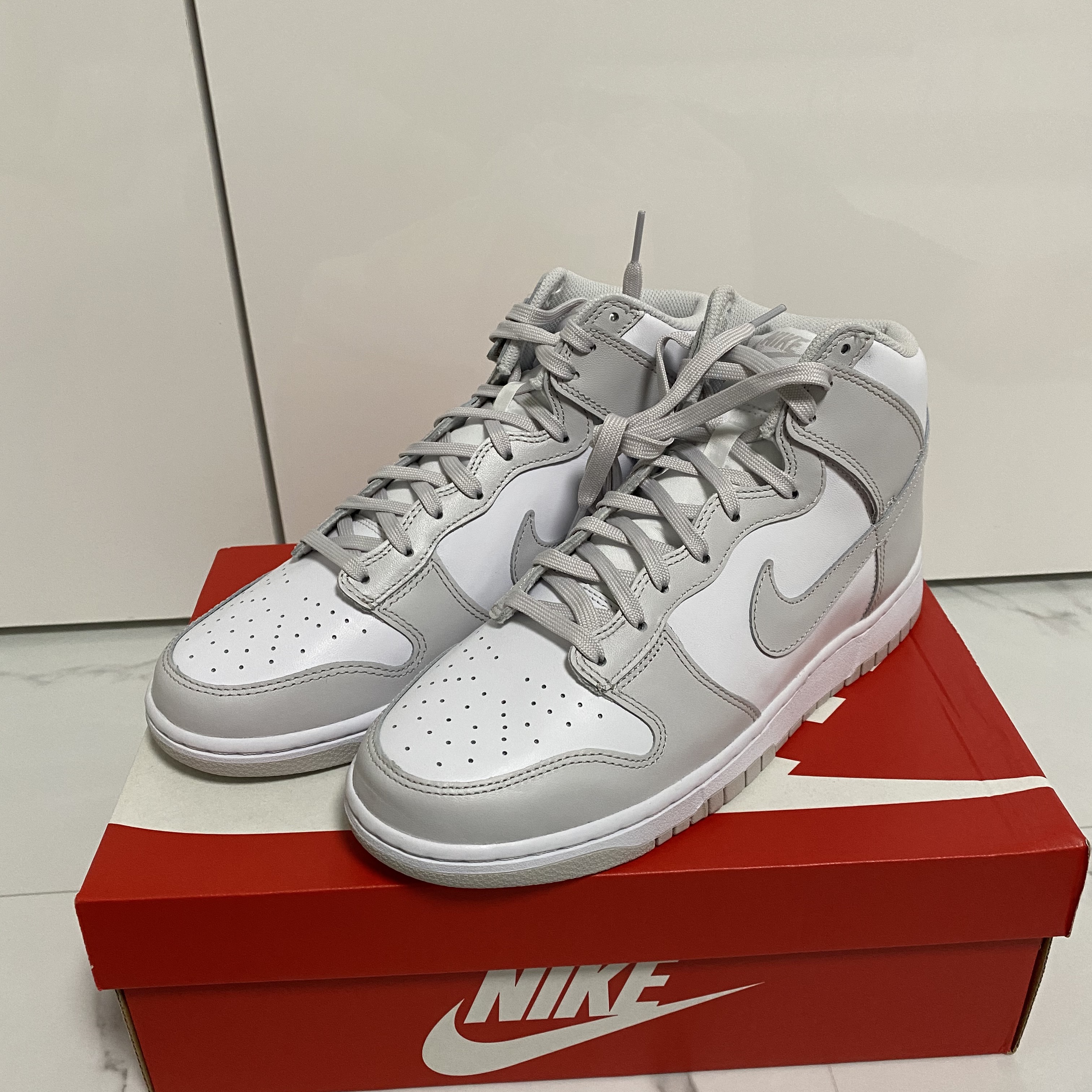 Nike Dunk High Retro Vast Grey 착용 스타일