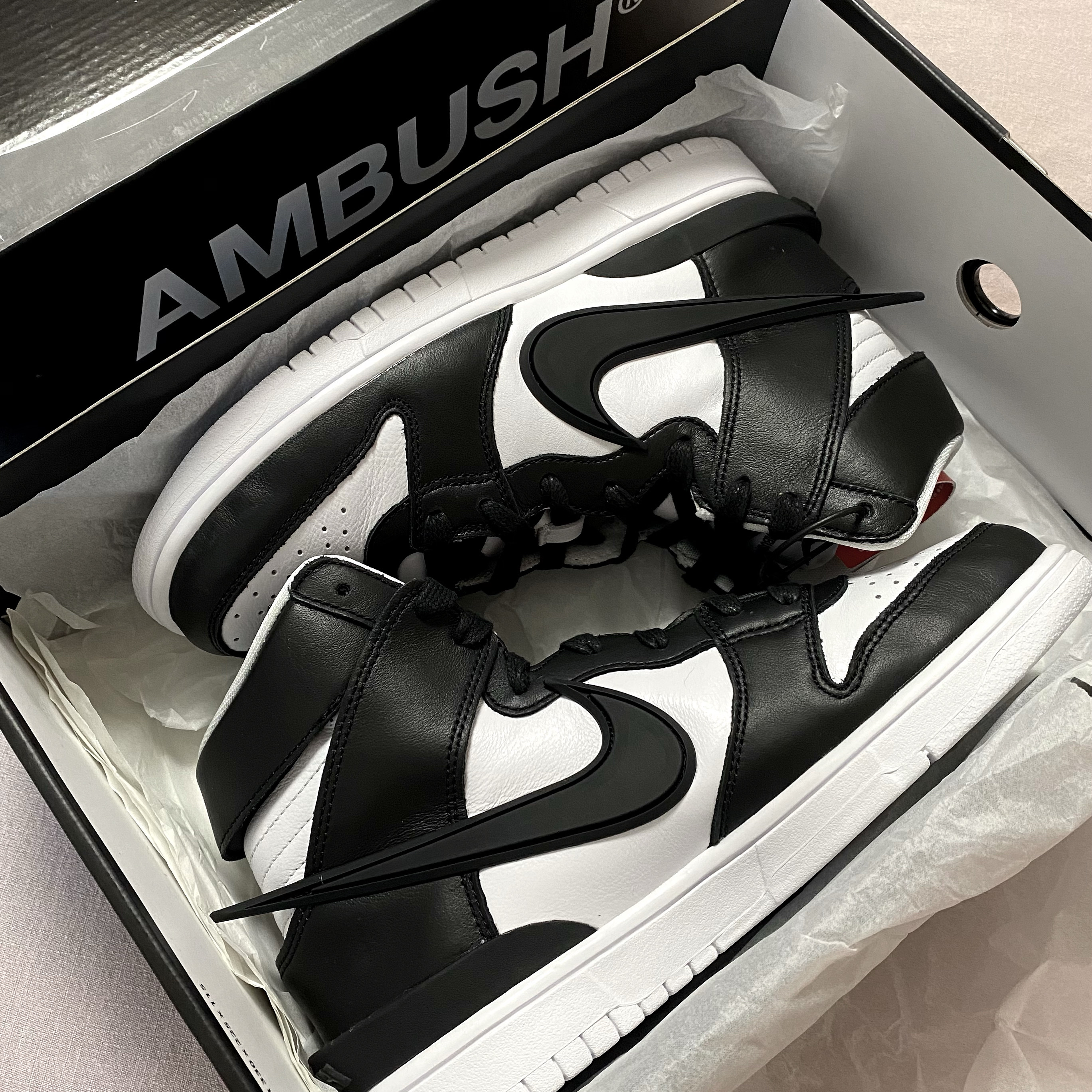 Nike x Ambush Dunk High Black 착용 스타일