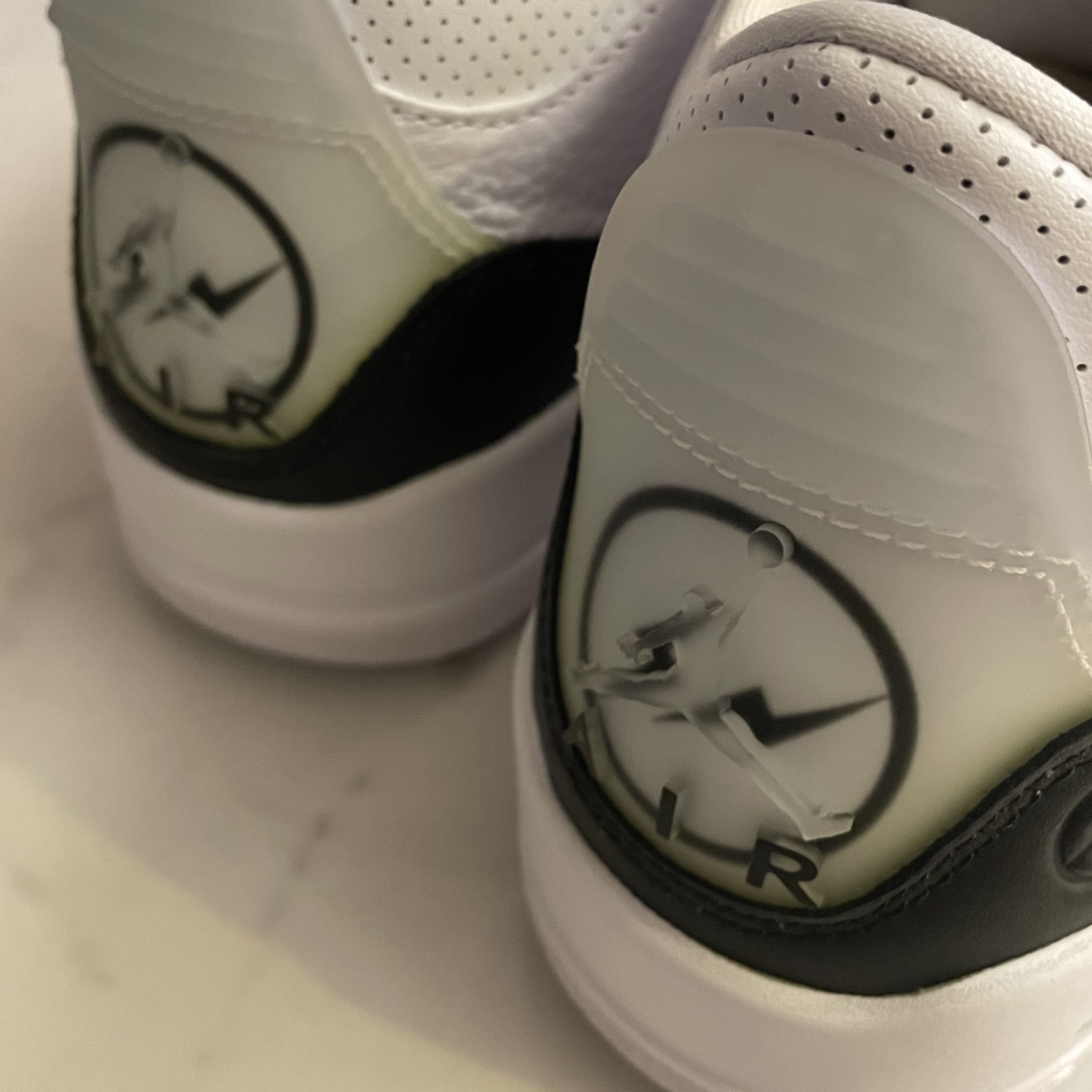 Jordan 3 x Fragment Retro SP White Black 착용 스타일 - 3