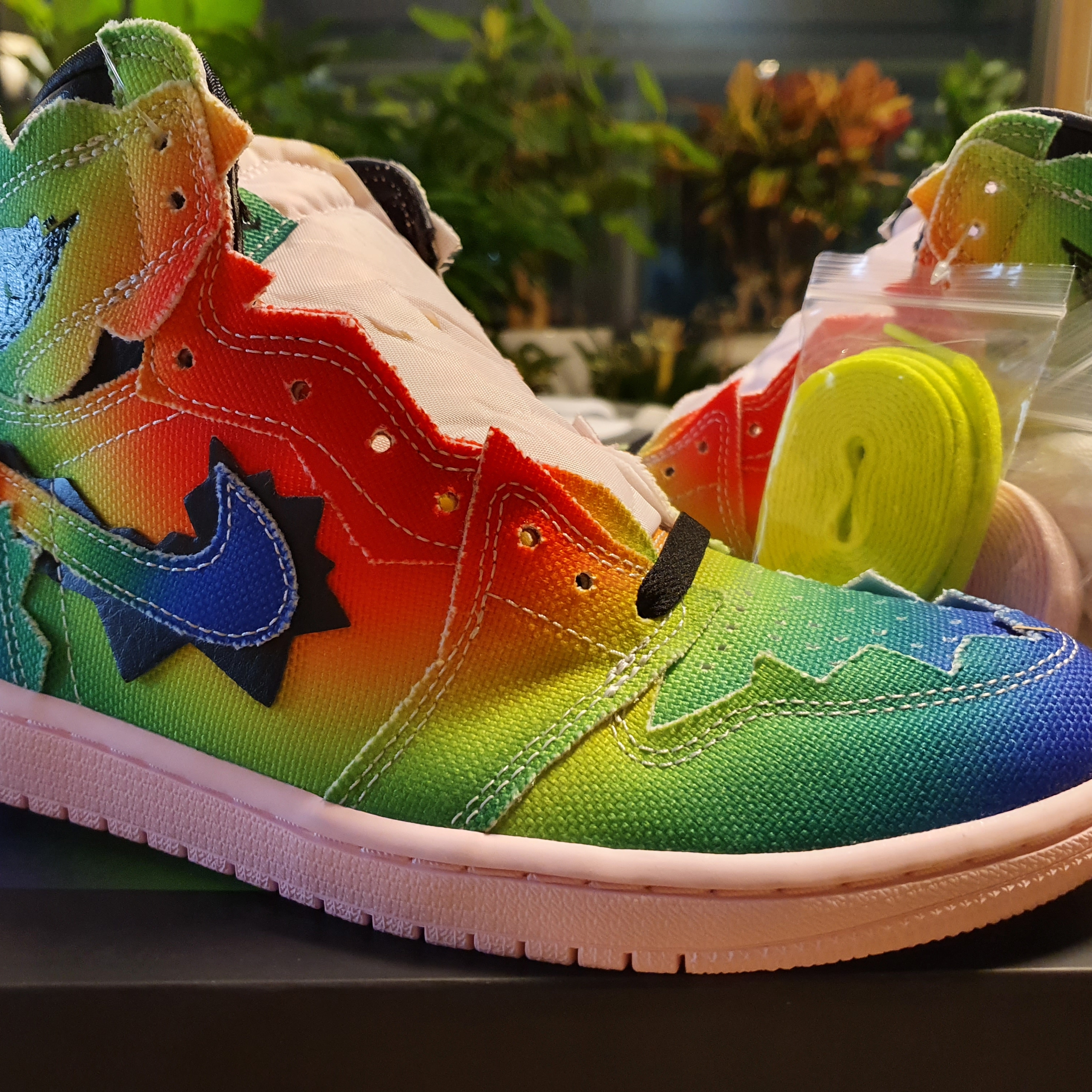Jordan 1 x J Balvin Retro High OG 착용 스타일 - 4