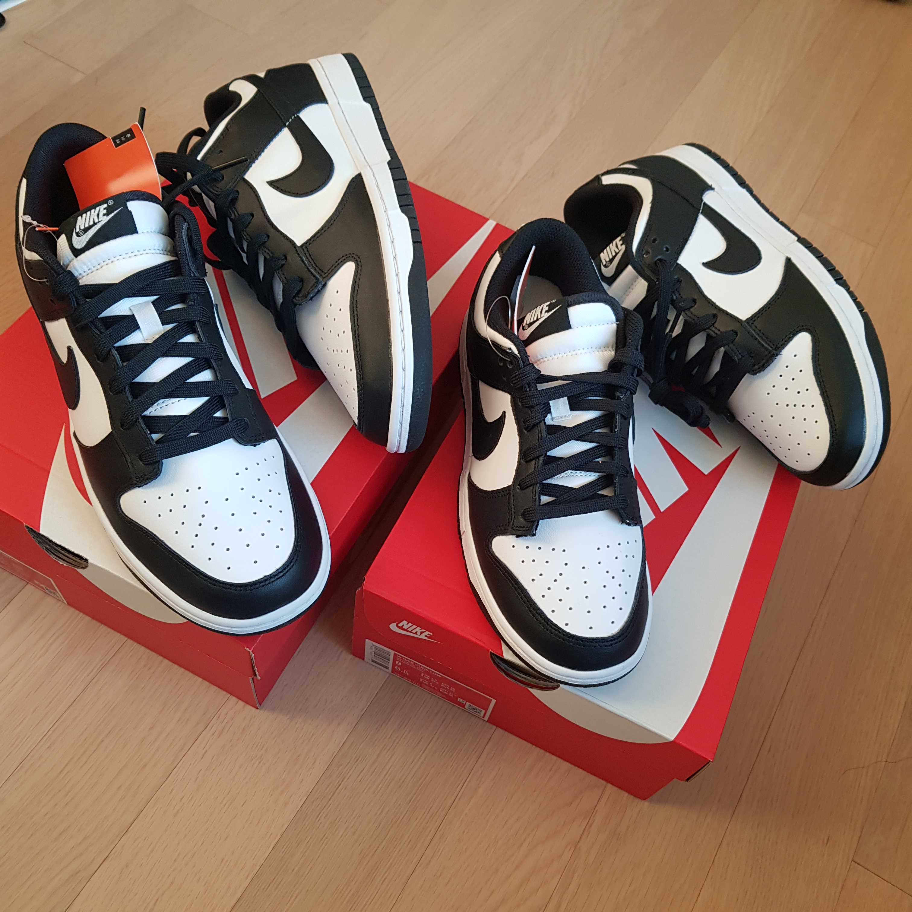 Nike Dunk Low Retro Black, (W) Nike Dunk Low Black 착용 스타일