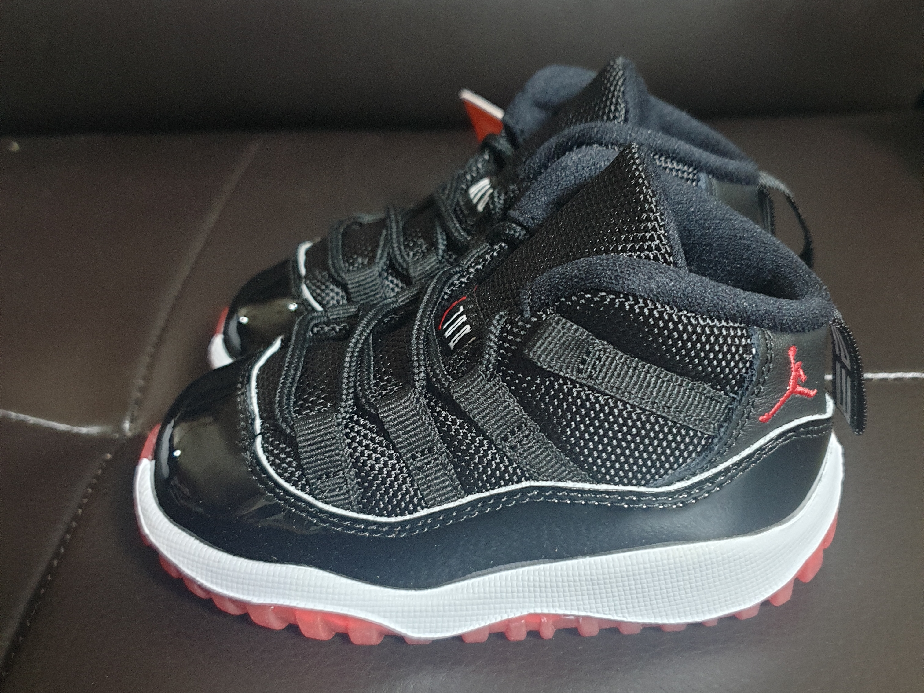 (TD) Nike Dunk Low Black, (TD) Jordan 11 Retro Bred 2019 착용 스타일 - 4
