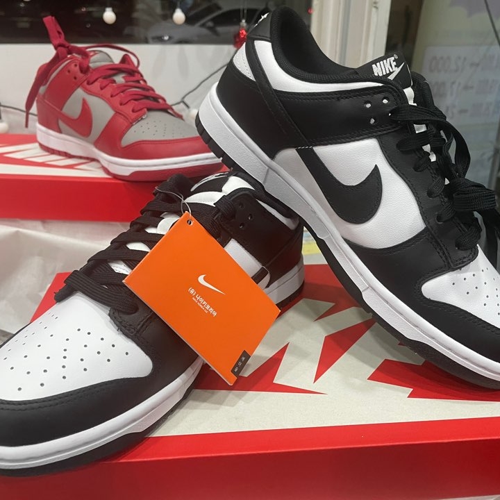 Nike Dunk Low Retro Black, Nike Dunk Low Retro Medium Grey 착용 스타일