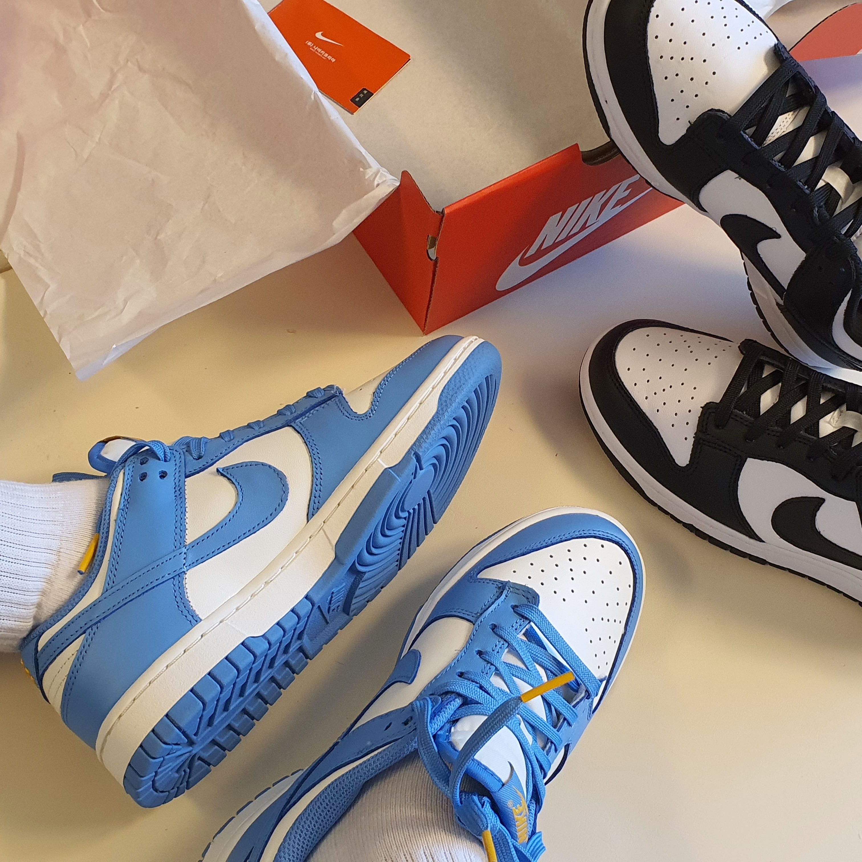 Nike Dunk Low Retro Black, (W) Nike Dunk Low Coast 착용 스타일