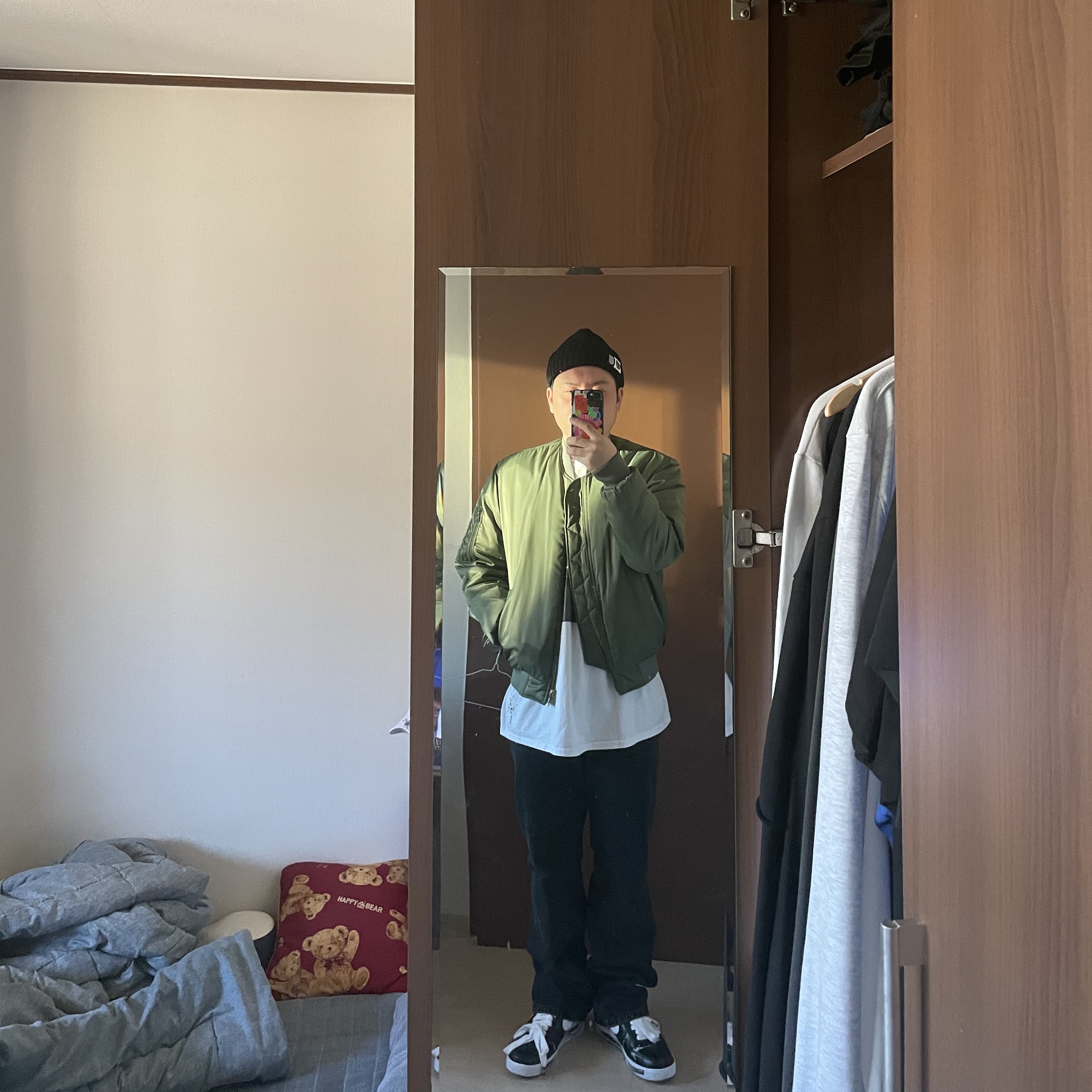 Nike x Peaceminusone Air Force 1 Low Para-Noise 2.0, Stussy x Takahiromiyashita The Soloist 40 WT T-Shirt 착용 스타일 - 4