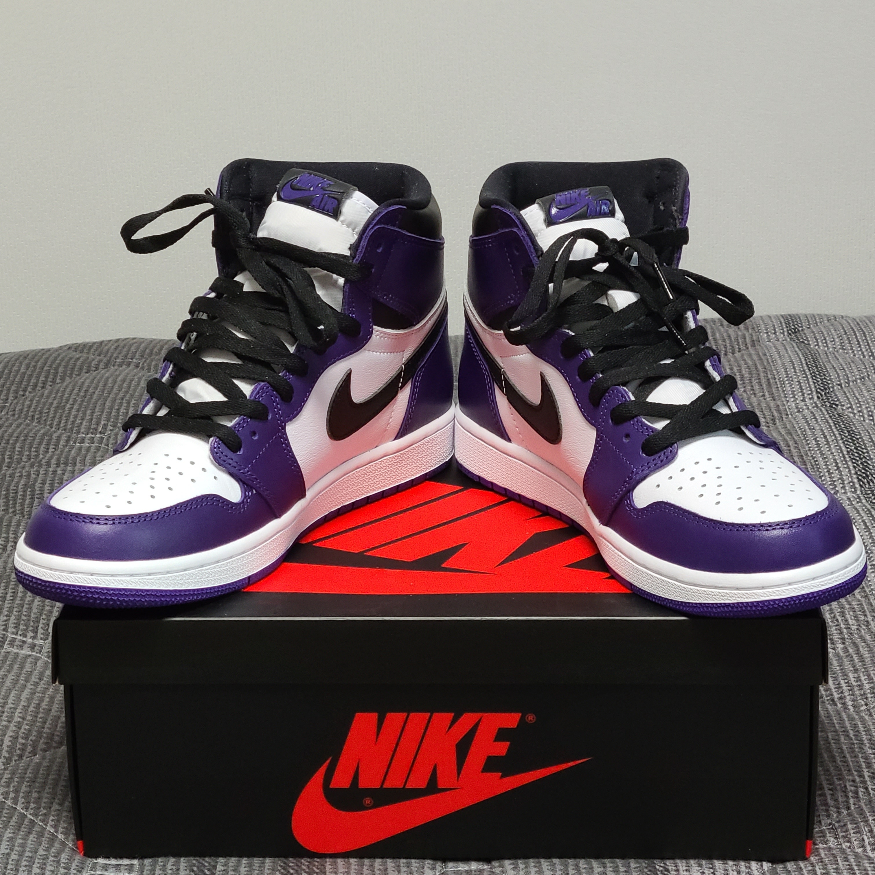 Jordan 1 Retro High OG Court Purple 2020 착용 스타일 - 2