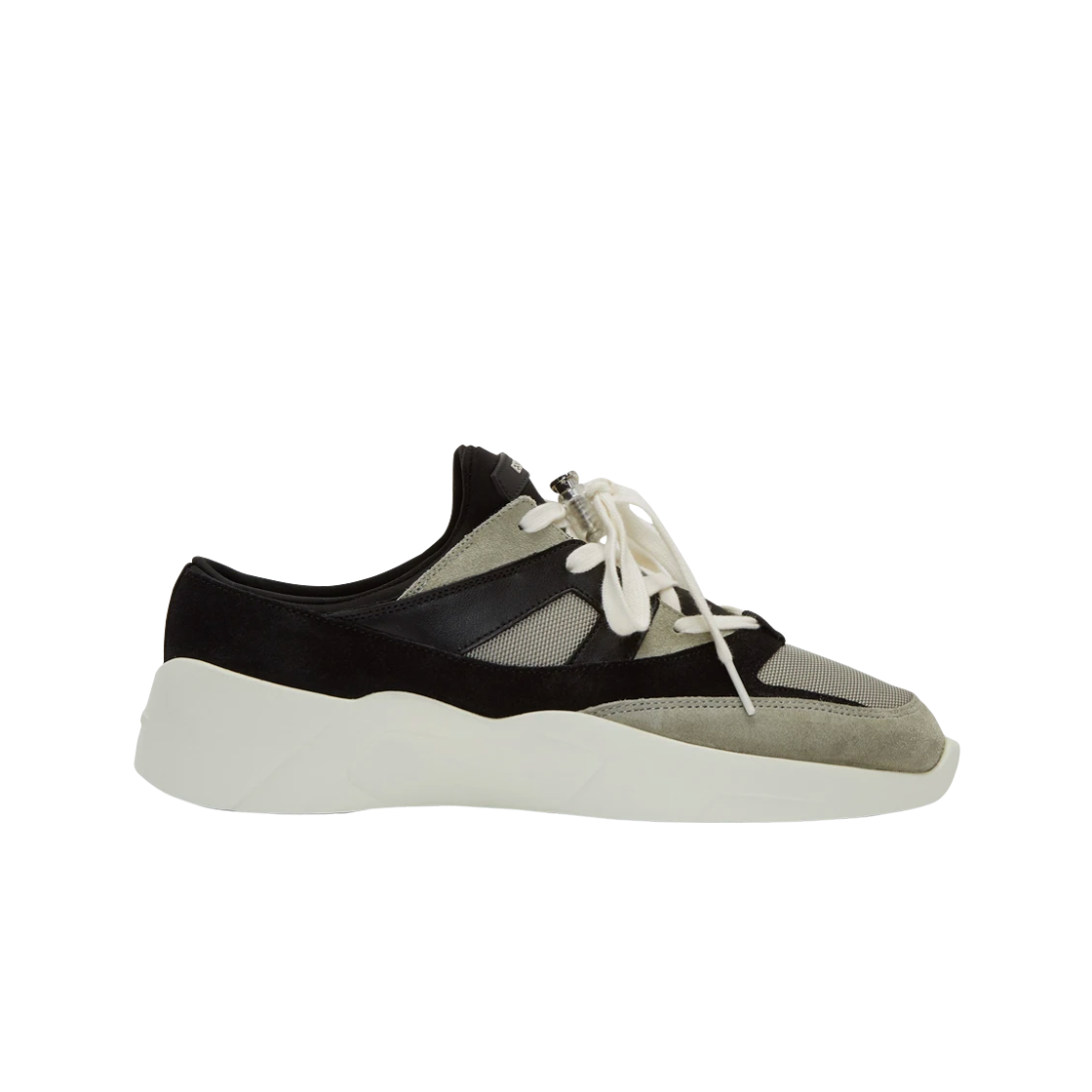 에센셜 백레스 스니커즈 블랙 그레이(Essentials Backless Sneakers Black Grey)