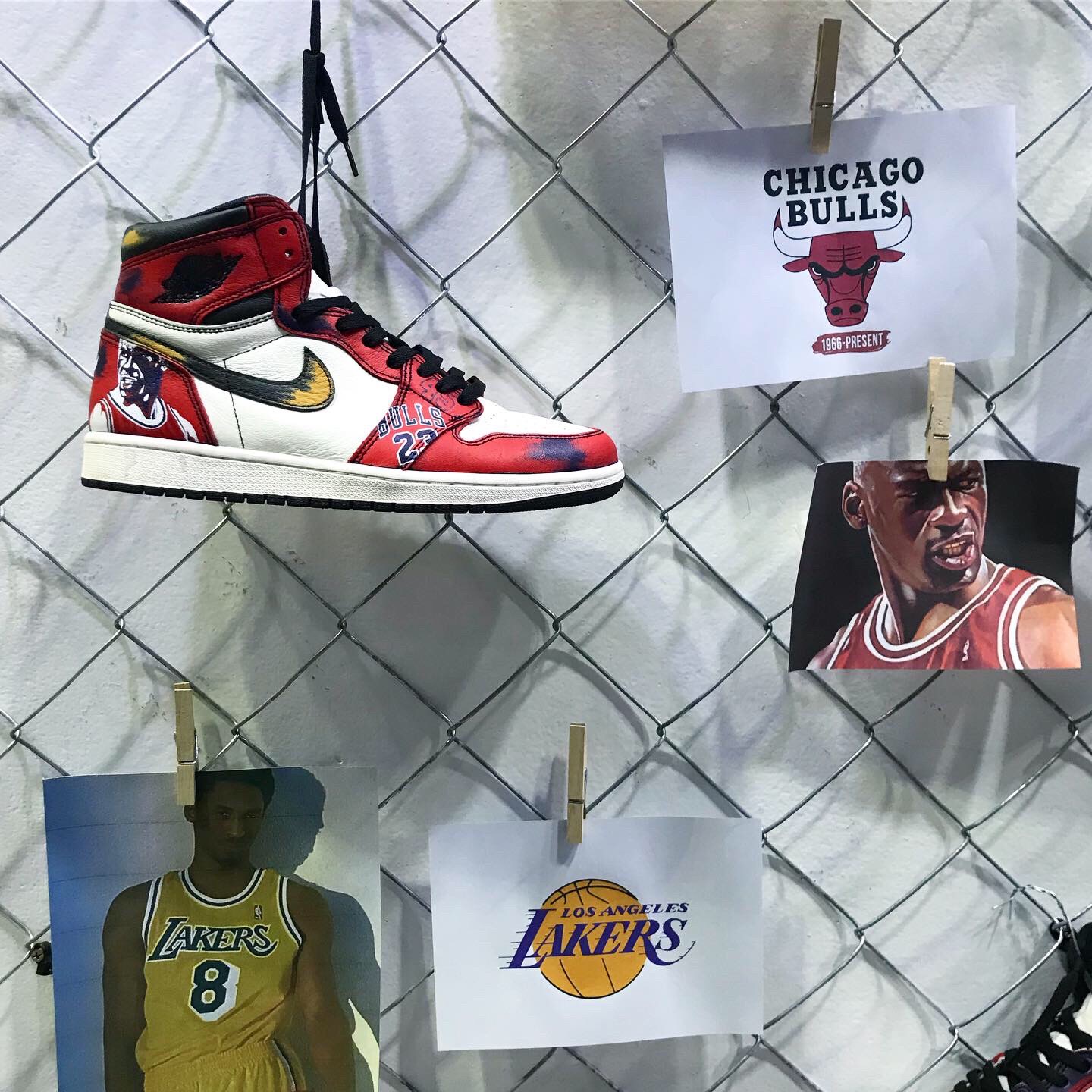 Jordan 1 Retro High OG Defiant SB LA to Chicago 착용 스타일 - 3
