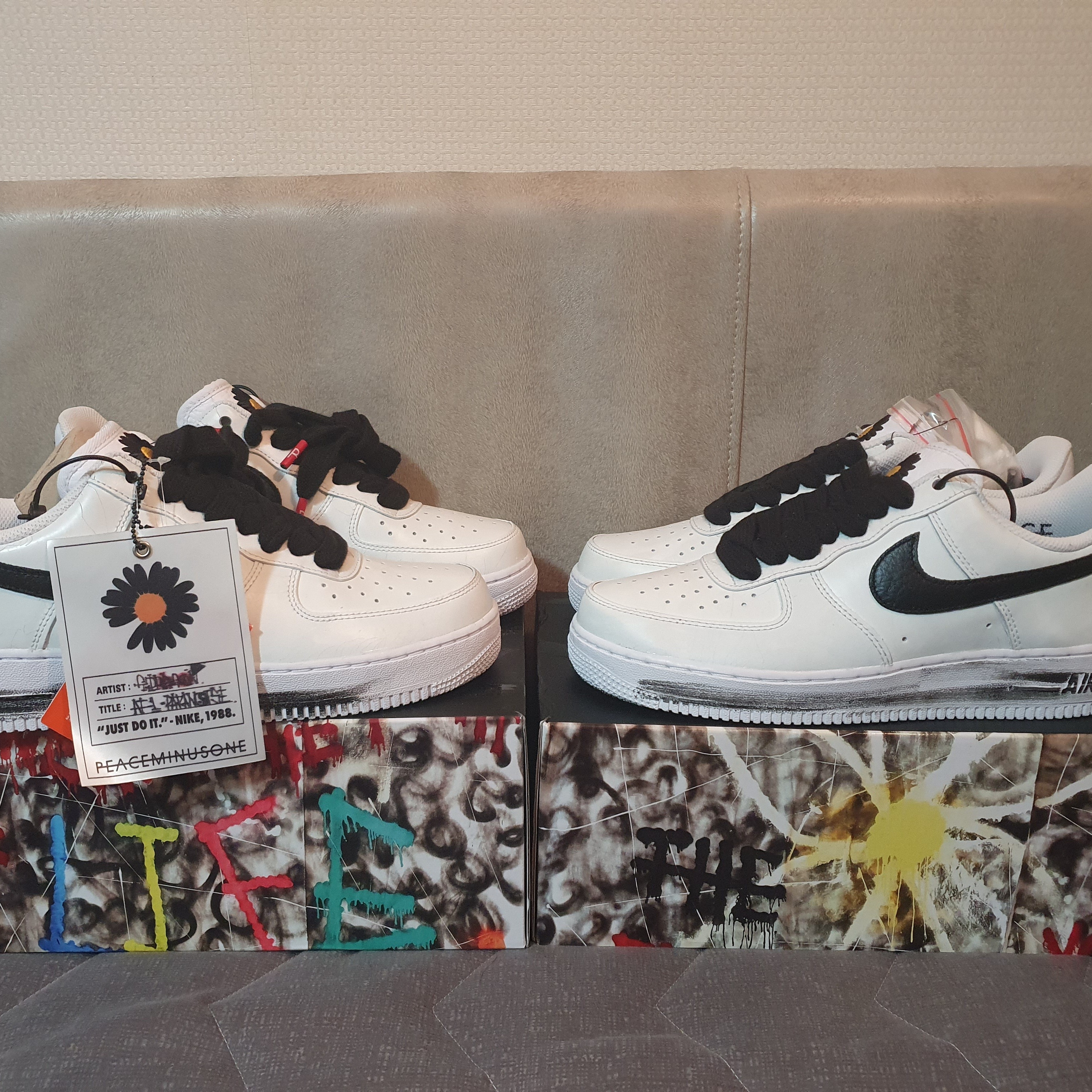 Nike x Peaceminusone Air Force 1 Low Para-Noise 2.0 착용 스타일