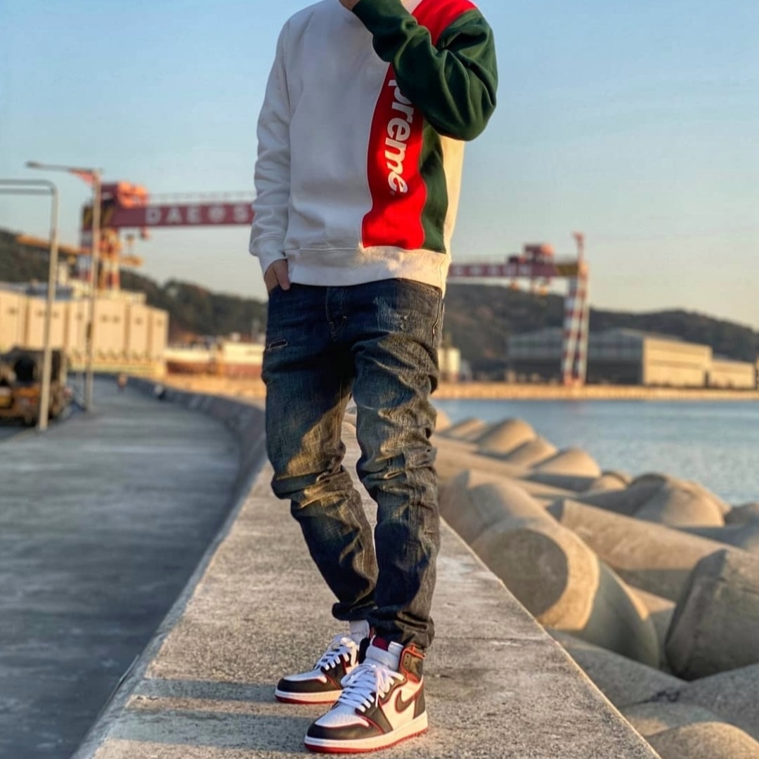 Jordan 1 Retro High OG Bloodline 착용 스타일 - 1