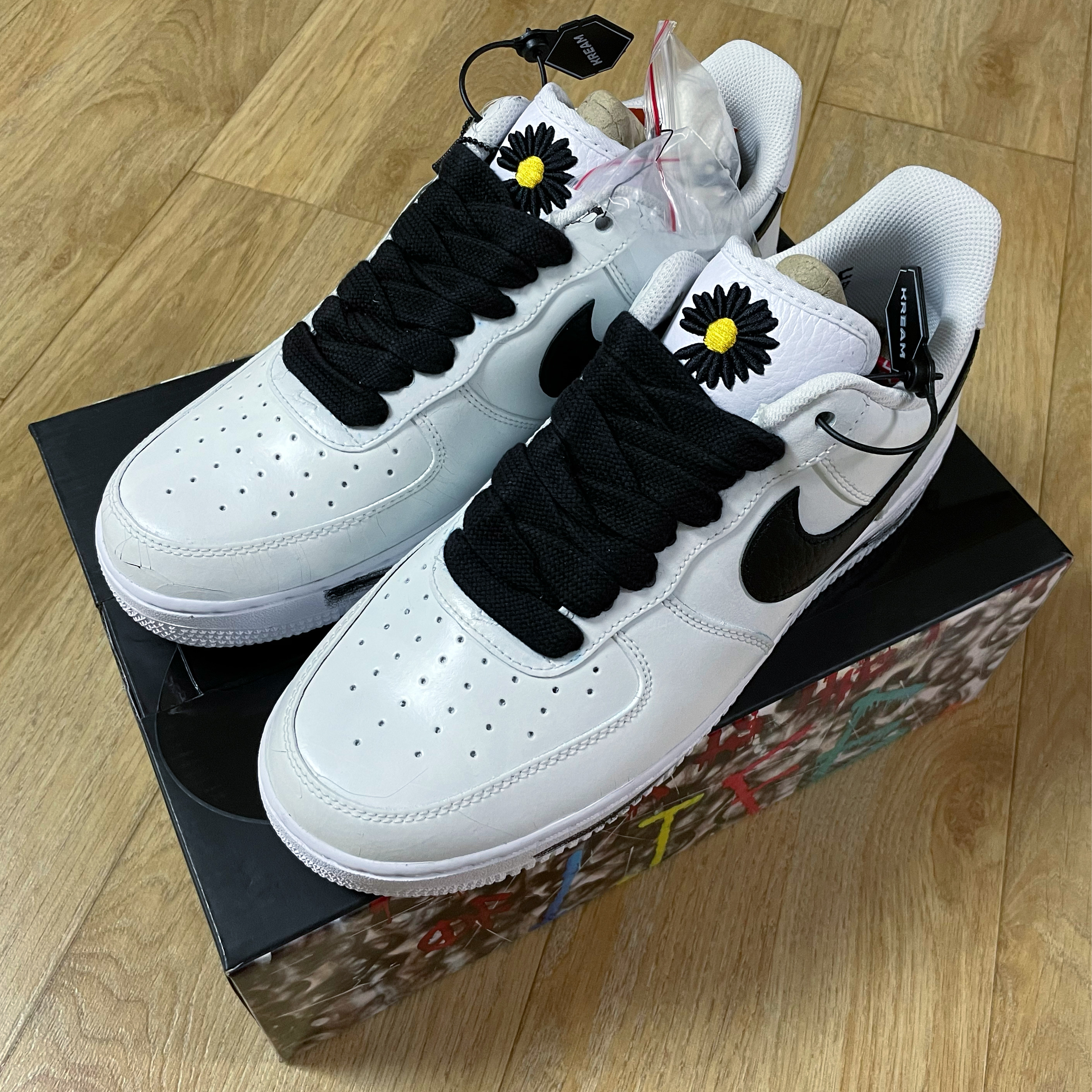 Nike x Peaceminusone Air Force 1 Low Para-Noise 2.0 착용 스타일