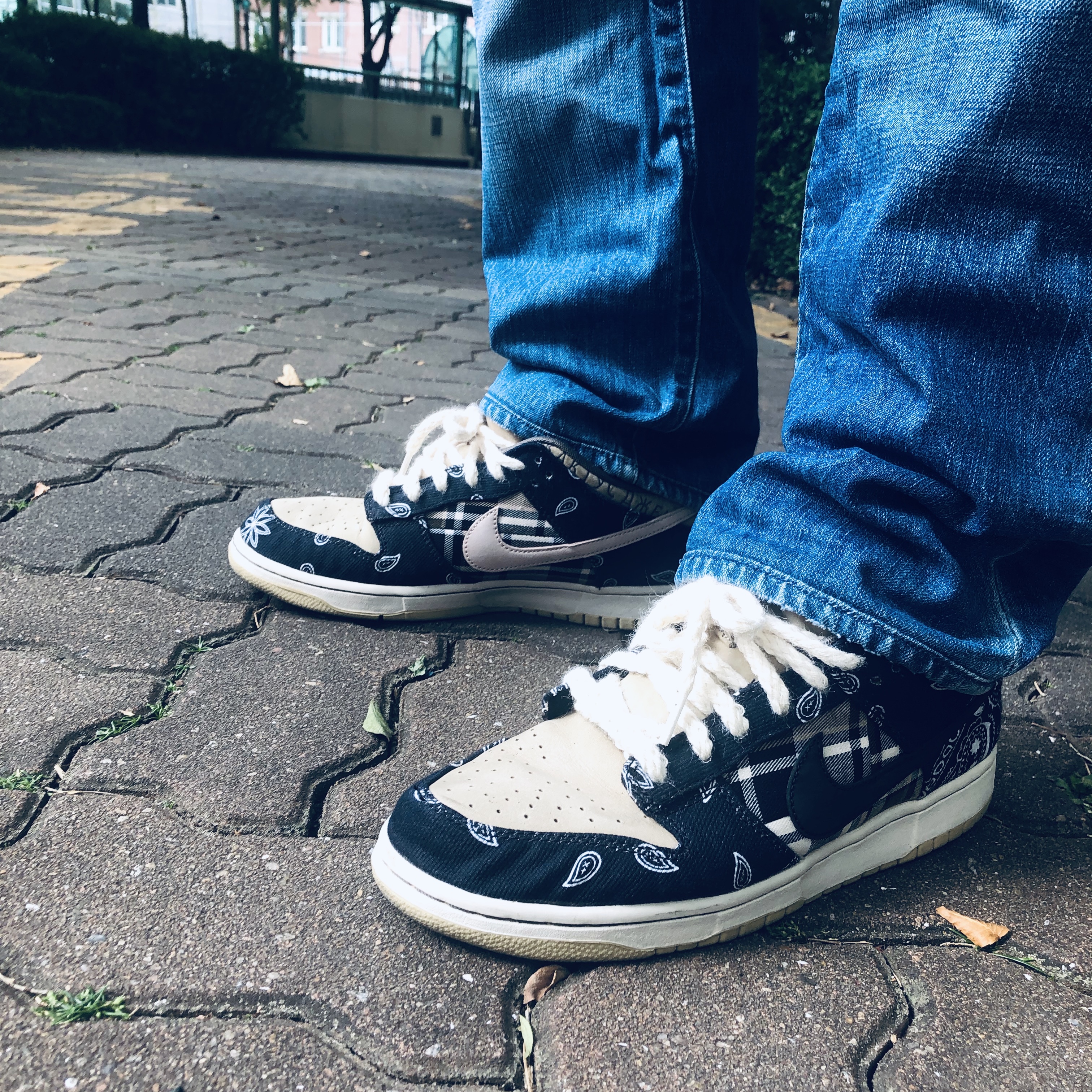 Nike x Travis Scott SB Dunk Low 착용 스타일 - 4