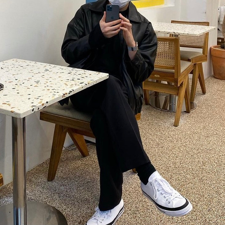 Converse x Moncler x Fragment Chuck 70 Ox White 착용 스타일