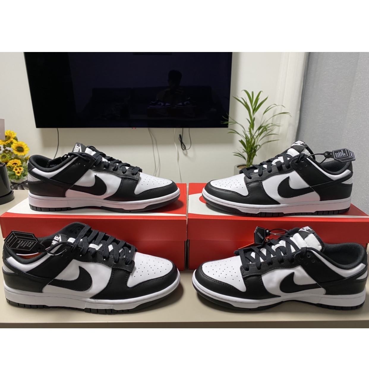 Nike Dunk Low Retro Black 착용 스타일 - 3