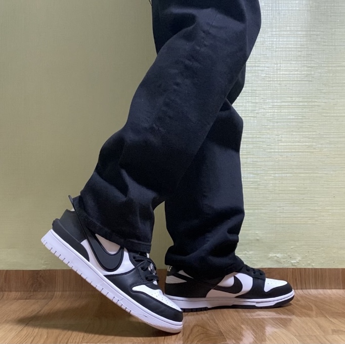 Nike x Ambush Dunk High Black, Nike Dunk Low Retro Black 착용 스타일 - 1