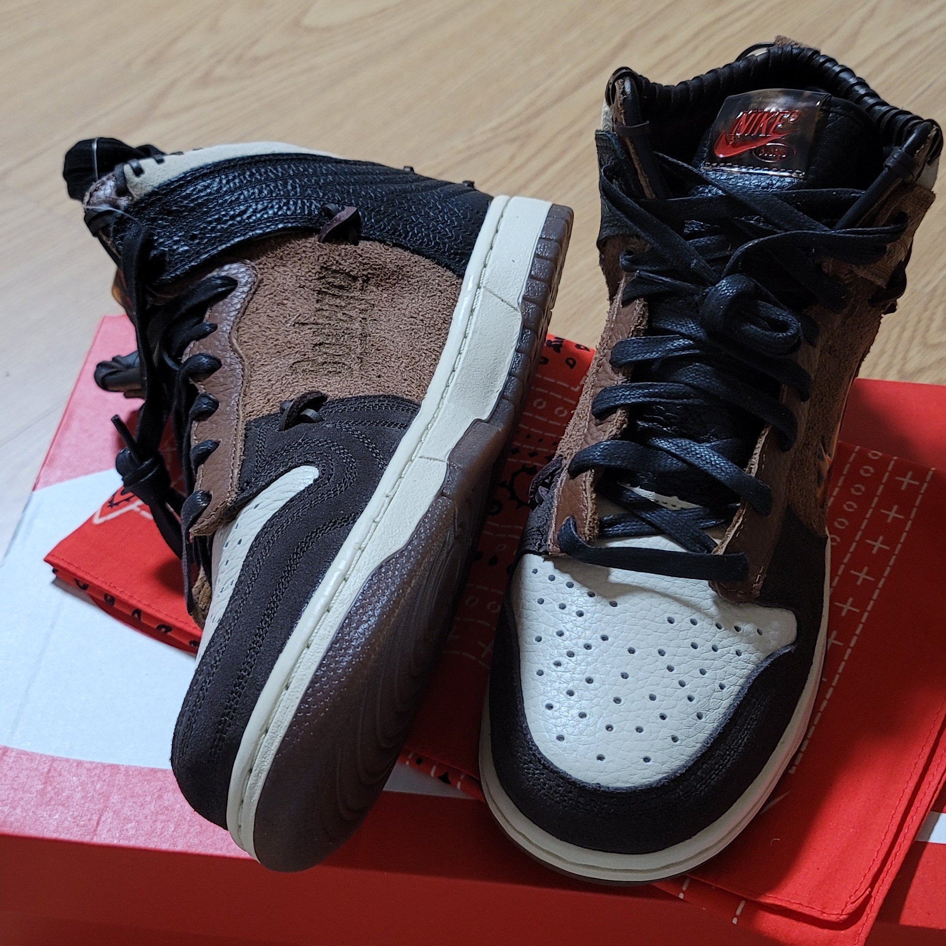 Nike x Bodega Dunk High Legend 착용 스타일 - 2