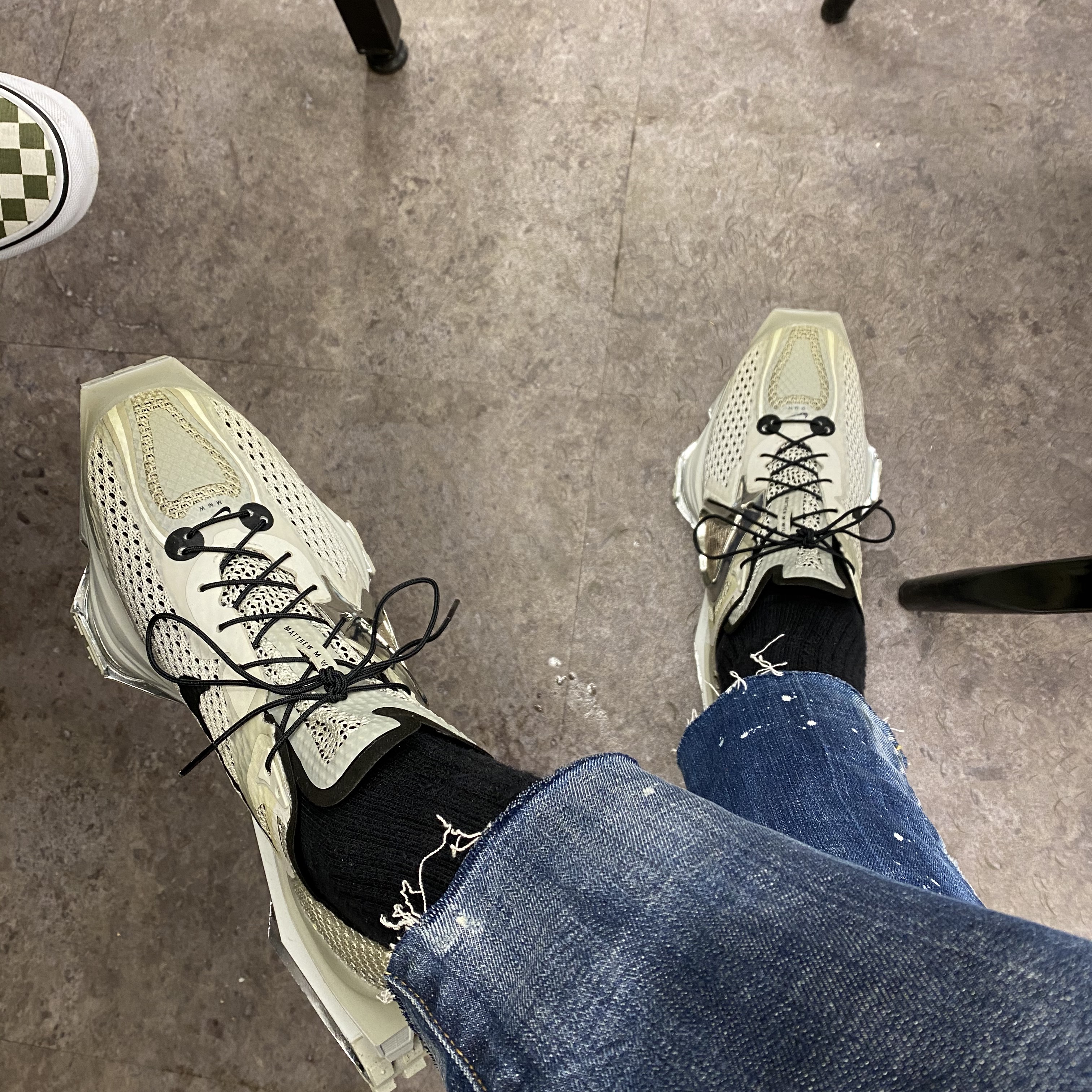 Nike x Matthew M Williams Zoom 004 Stone 착용 스타일 - 4