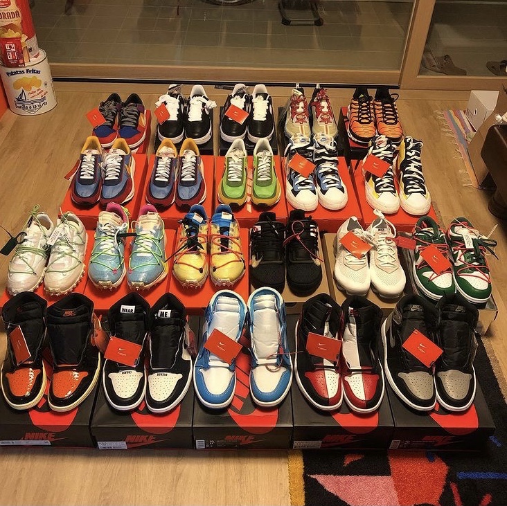 Jordan 5 x Off-White Retro SP Black Muslin, Nike SB Dunk Low Pro Chicago ์ฐฉ์ฉ ์คํ์ผ - 2