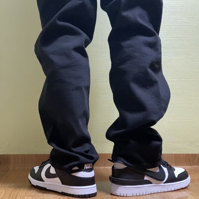 Nike x Ambush Dunk High Black, Nike Dunk Low Retro Black 착용 스타일 - 2