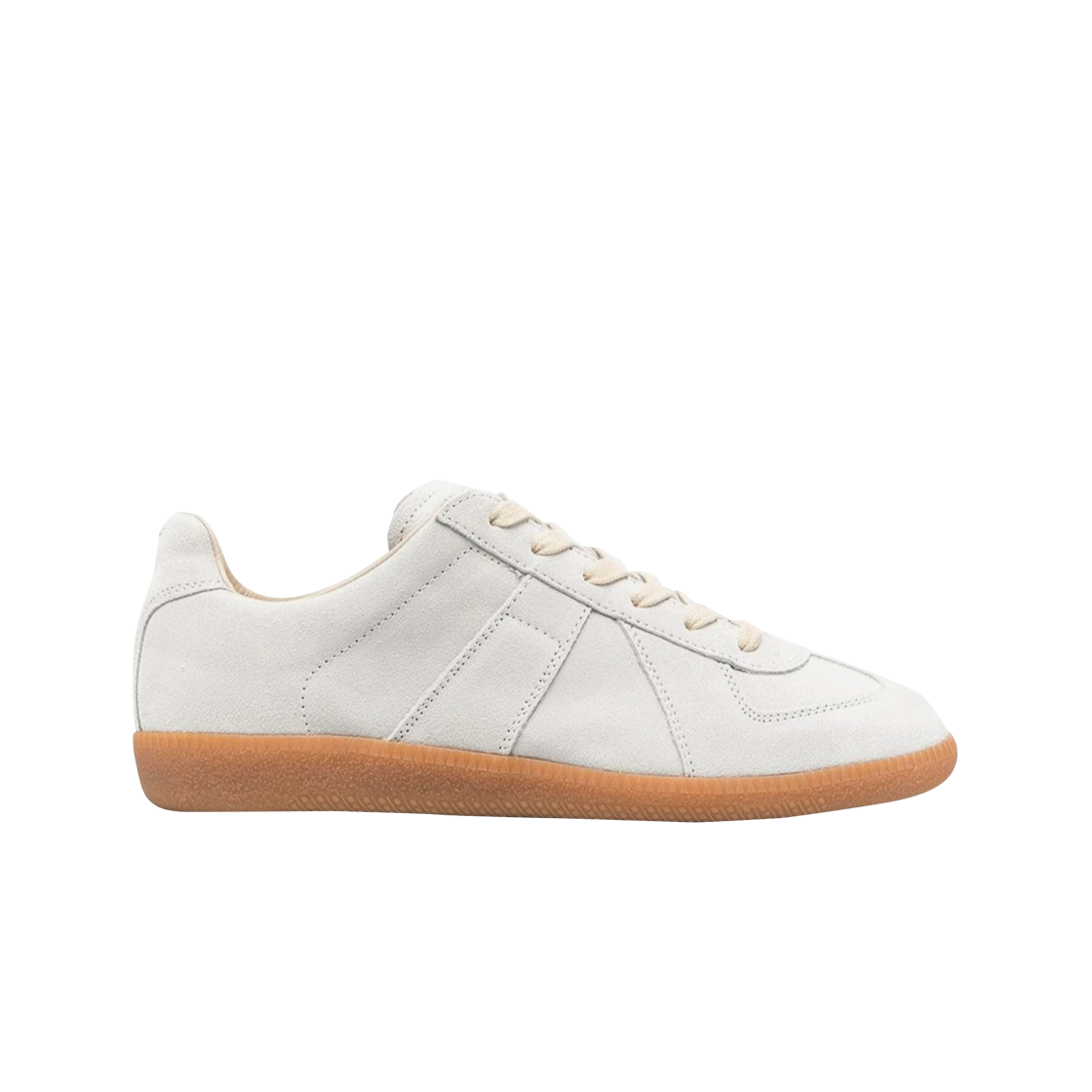 (W) 메종 마르지엘라 카프스킨 레플리카 스니커즈 그레이 검((W) Maison Margiela Calfskin Replica Sneakers Grey Gum)