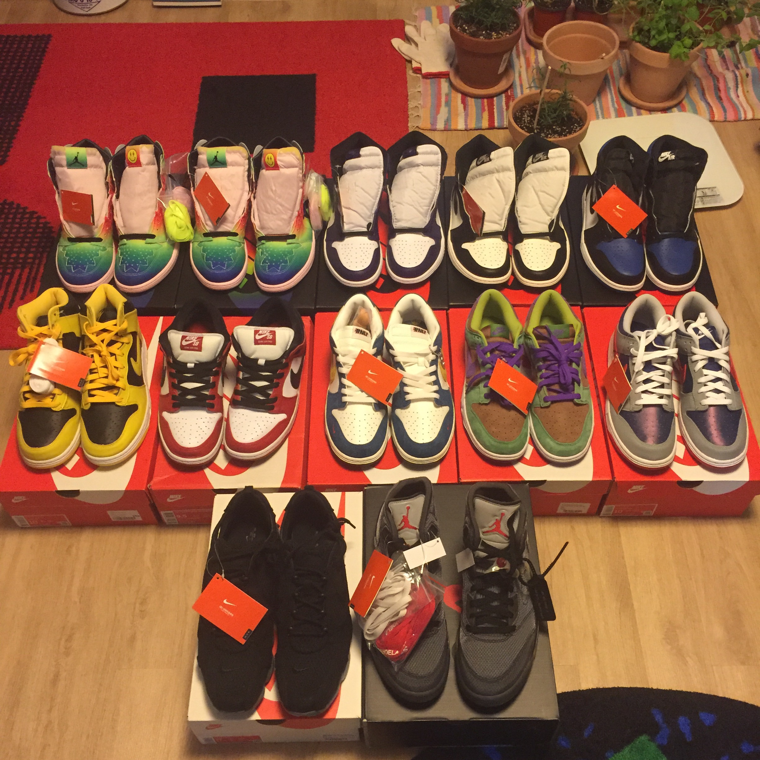 Jordan 5 x Off-White Retro SP Black Muslin, Nike SB Dunk Low Pro Chicago ์ฐฉ์ฉ ์คํ์ผ - 1