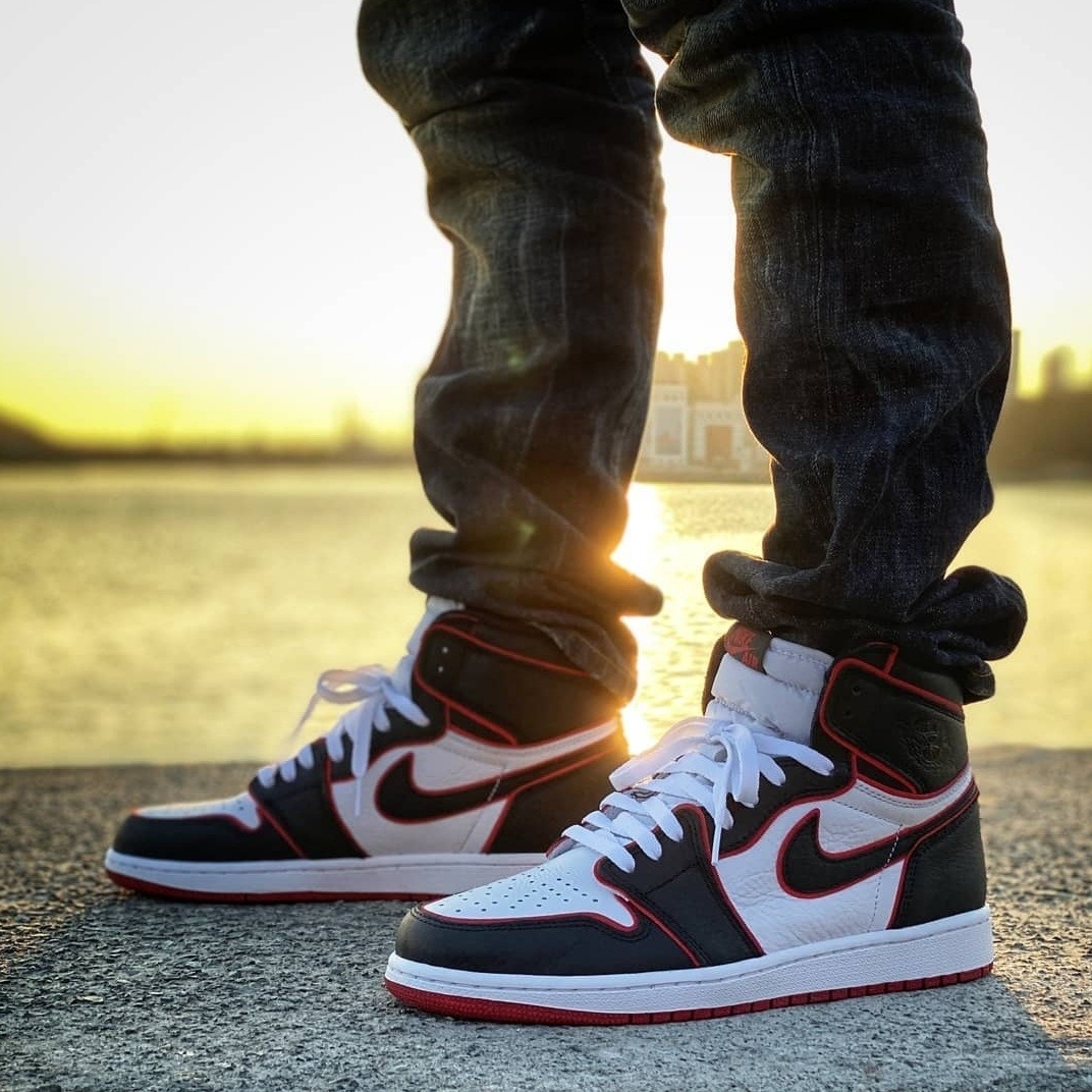Jordan 1 Retro High OG Bloodline 착용 스타일 - 3
