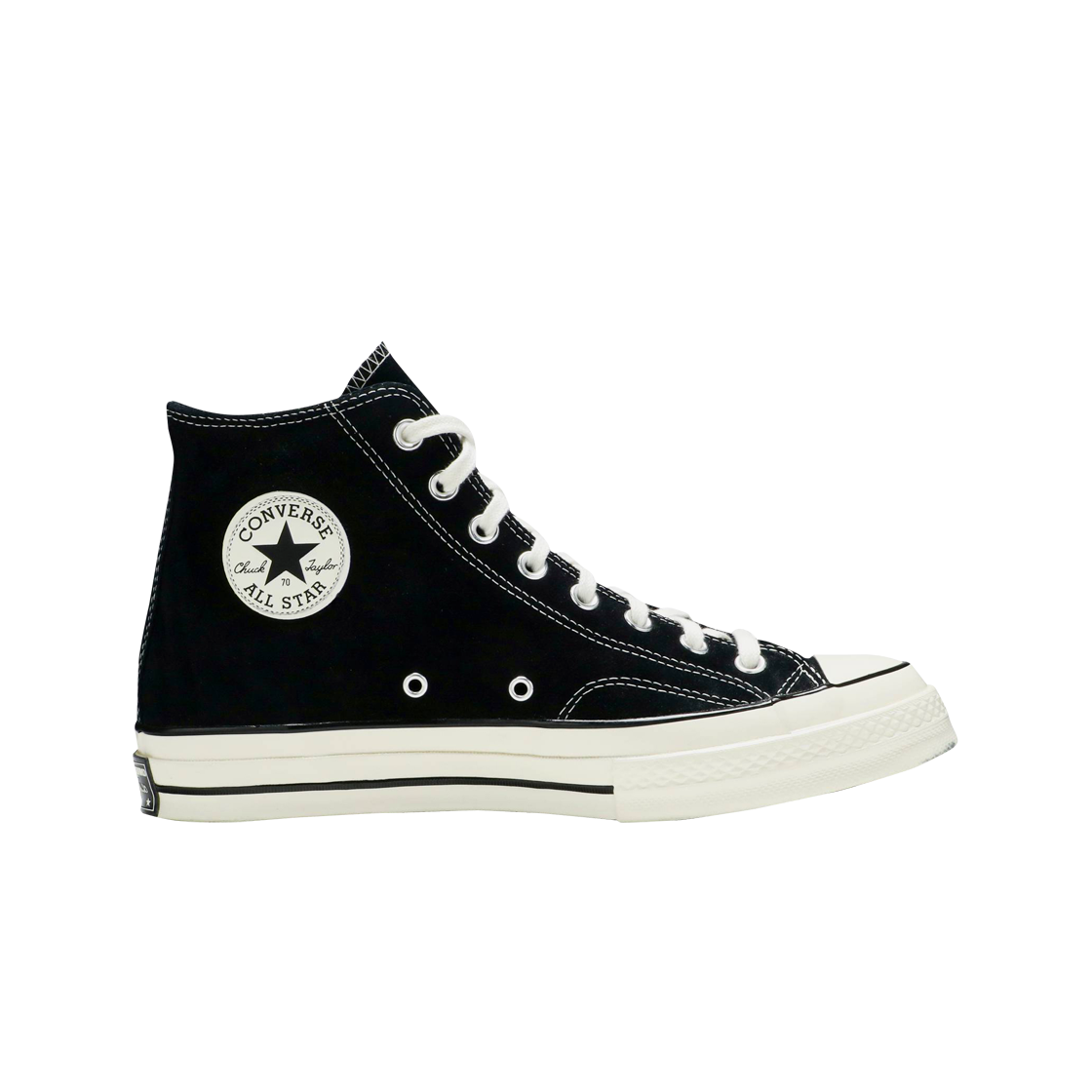 Black and cheap cream converse