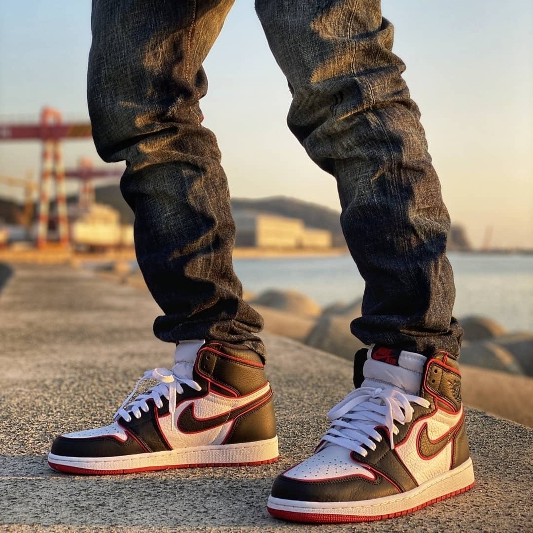 Jordan 1 Retro High OG Bloodline 착용 스타일 - 2