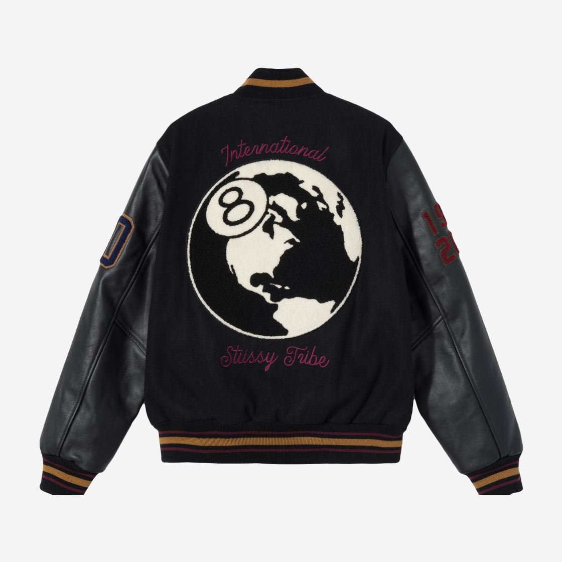 美品Stussy 40th Anniversary ISTスタジャン Lサイズ Stussy スタジャン Lサイズ ブラック Stussy 40th Anniversary IST