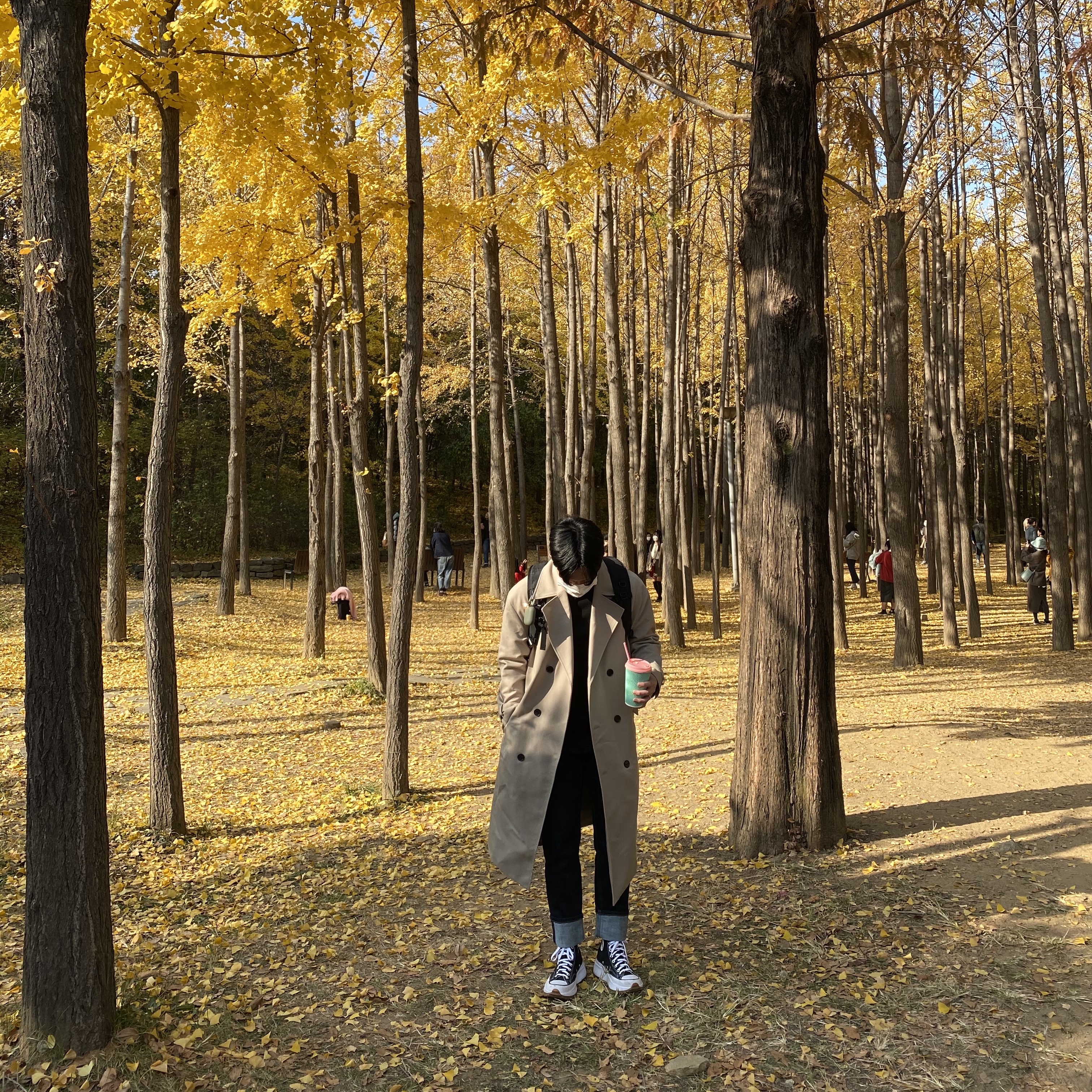 Converse x JW Anderson Run Star Hike Hi Black, Supreme Backpack Black - 18FW 착용 스타일