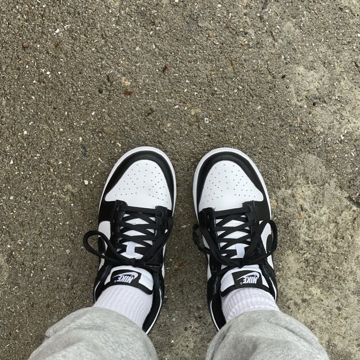 (W) Nike Dunk Low Black, Nike Dunk Low Retro Black 착용 스타일