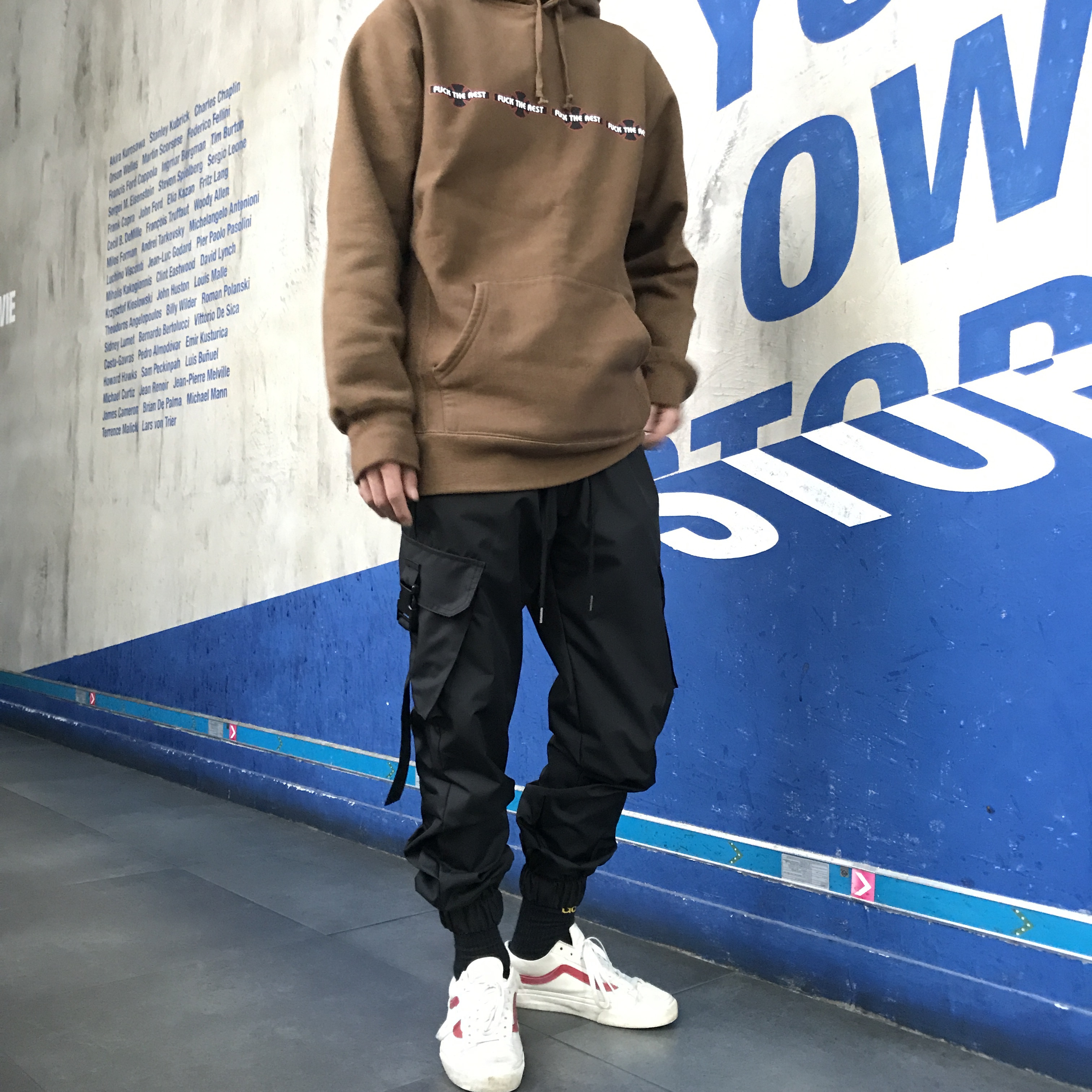 Vans Style 36 Marshmallow Racing Red 착용 스타일
