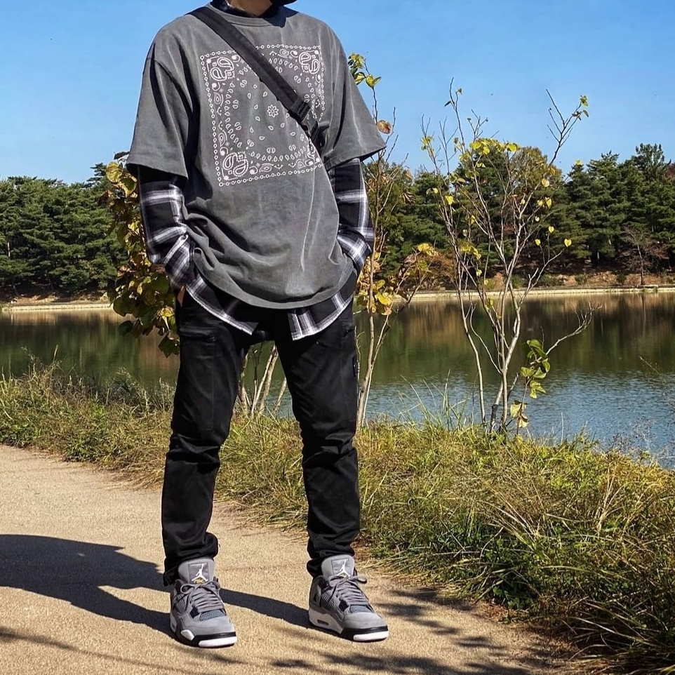 Jordan 4 Retro Cool Grey 2019 착용 스타일