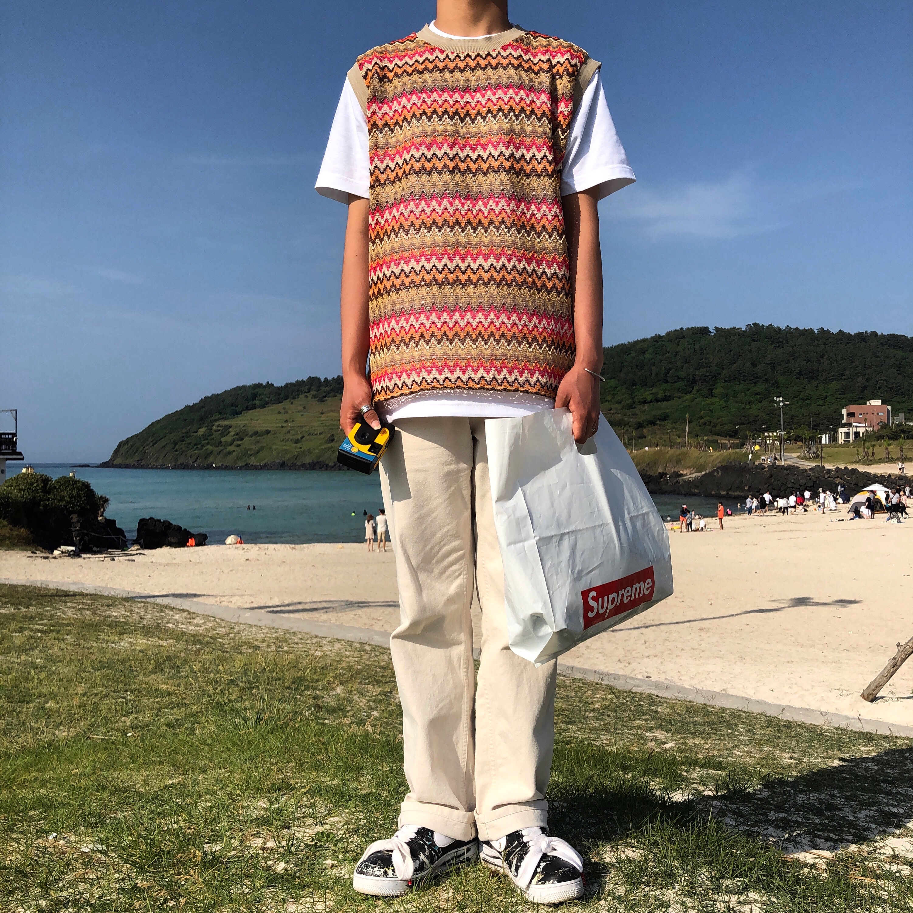 Nike x Peaceminusone Air Force 1 Low Para-Noise 착용 스타일