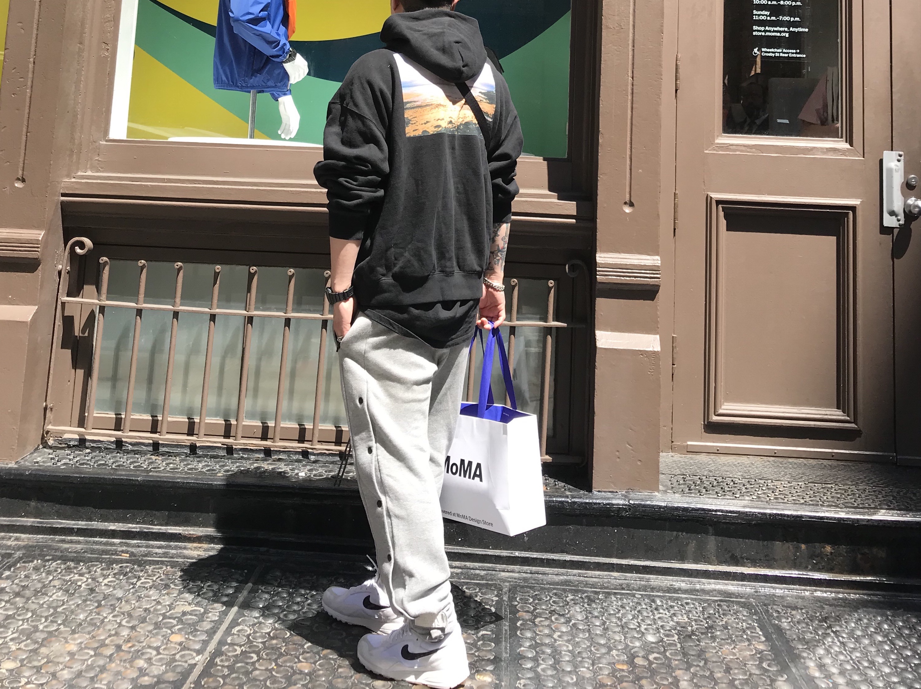 Nike x Fear of God Air Skylon 2 White 착용 스타일