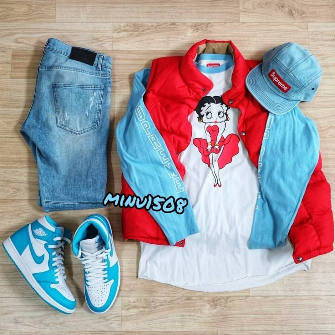 Jordan 1 Retro UNC 착용 스타일 - 2