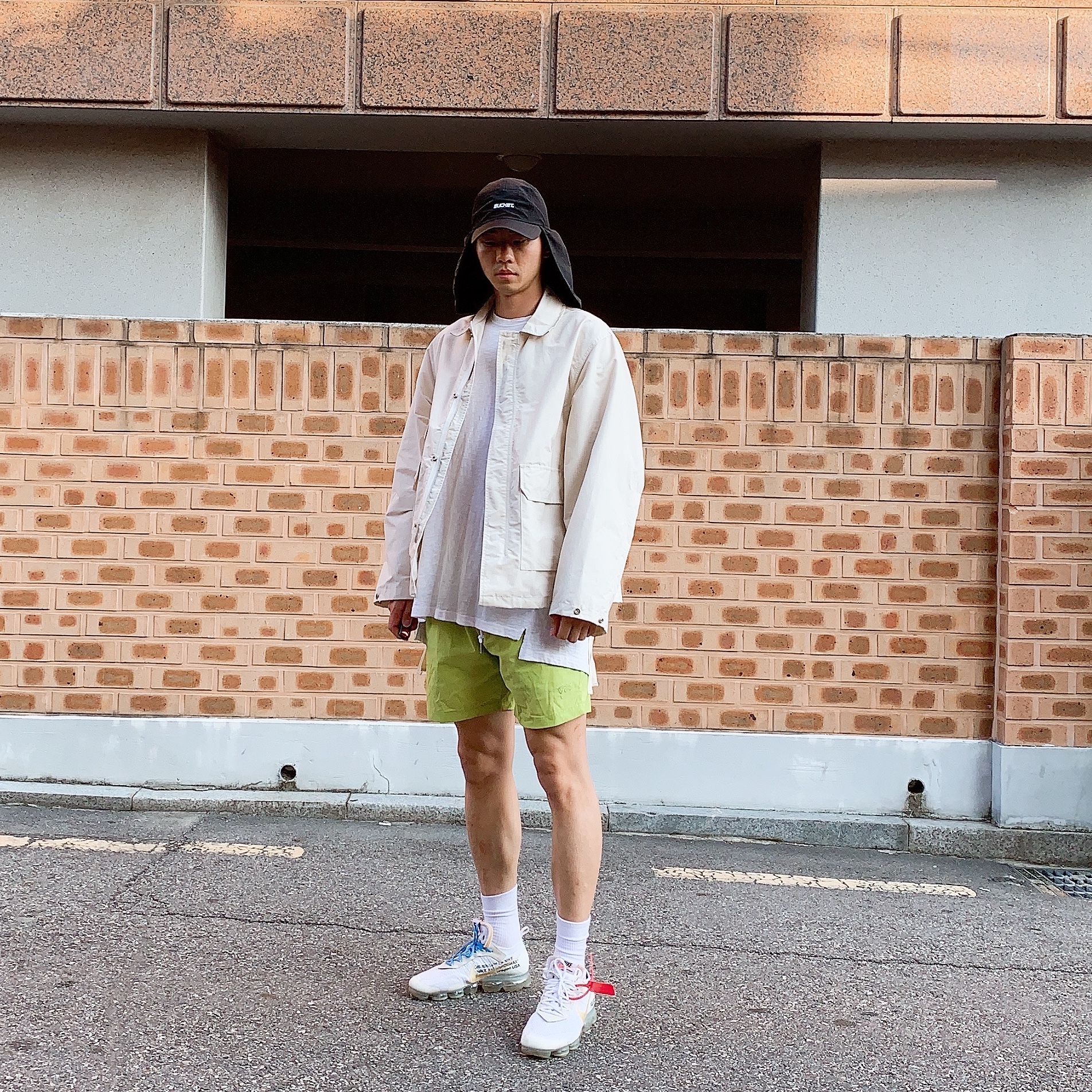 Nike x Off-White Air VaporMax V2 White 착용 스타일