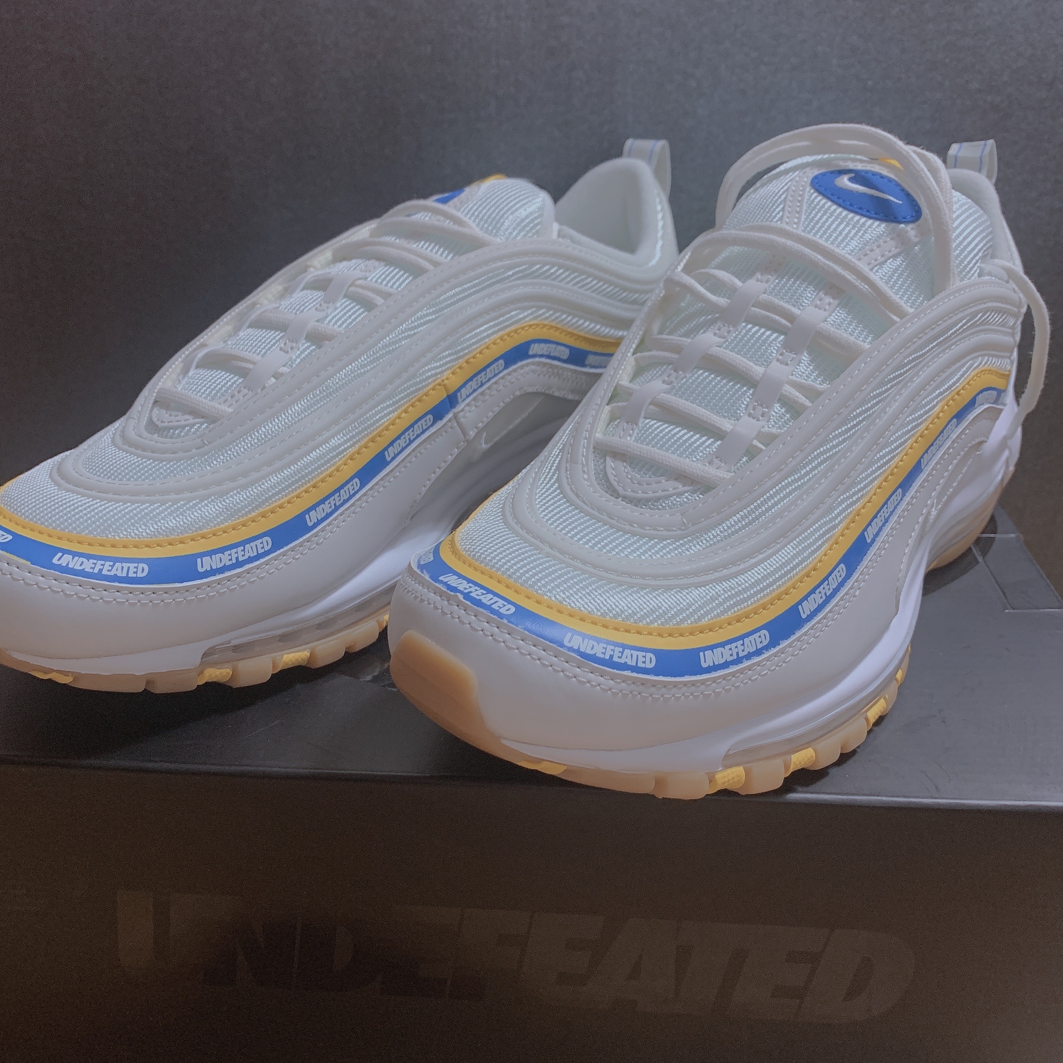Nike x Undefeated Air Max 97 White 착용 스타일