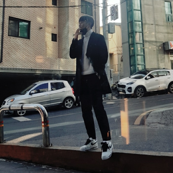 Nike x Peaceminusone Air Force 1 Low Para-Noise 2.0 착용 스타일
